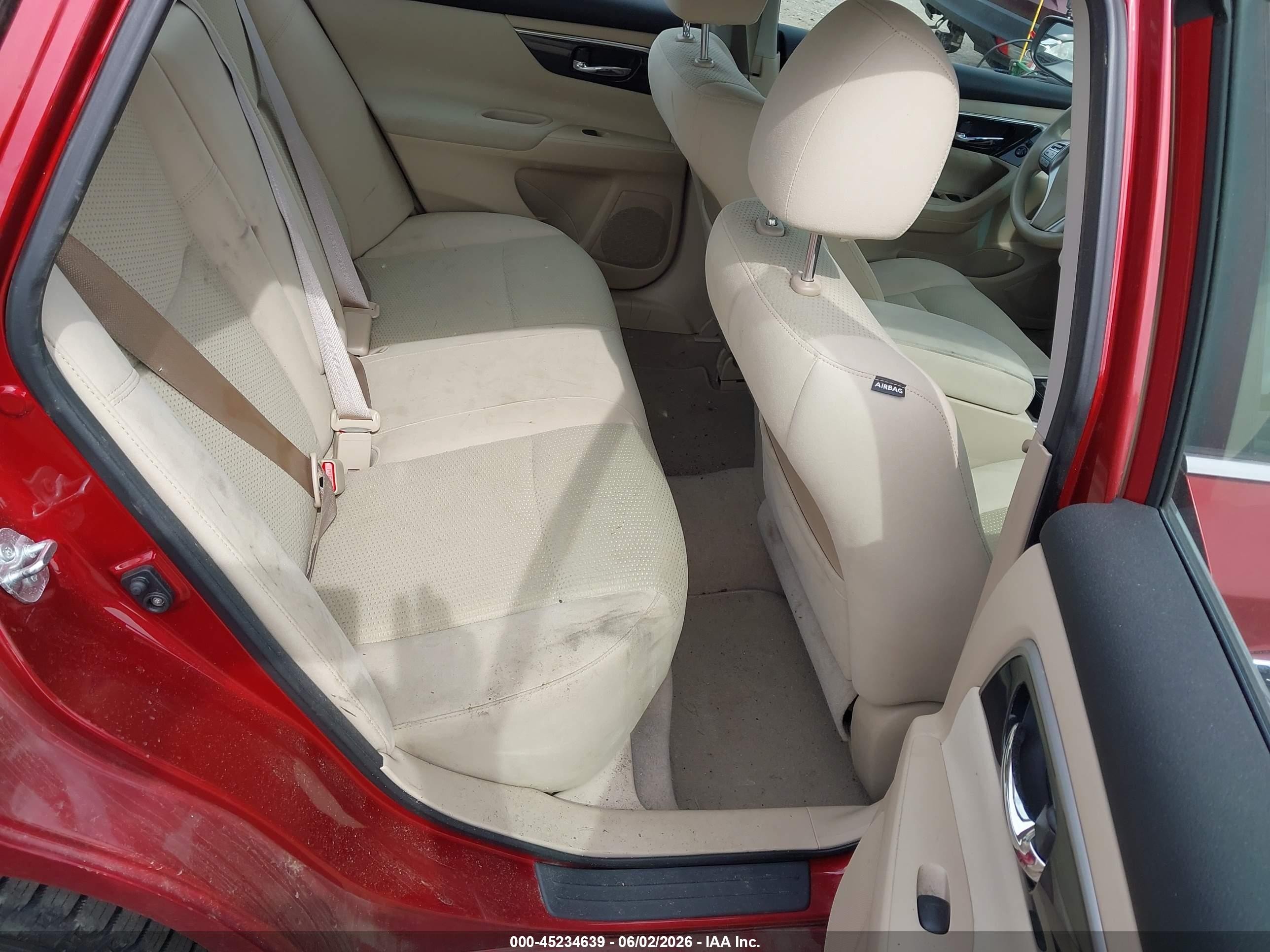 2014 Nissan Altima 2.5 S Красный vin: 1N4AL3AP7EC154029