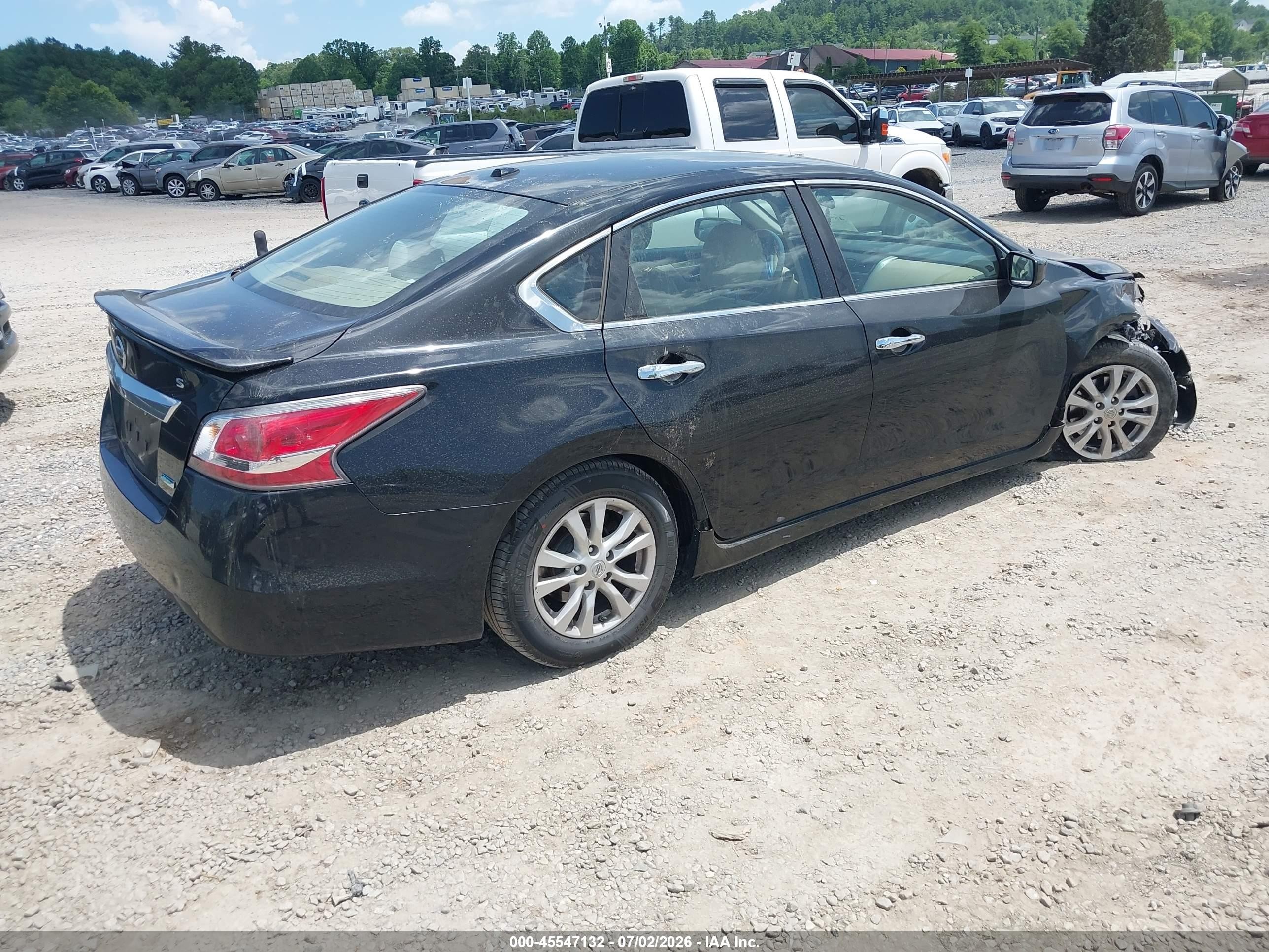 2014 Nissan Altima 2.5 S Black vin: 1N4AL3AP7EC159313