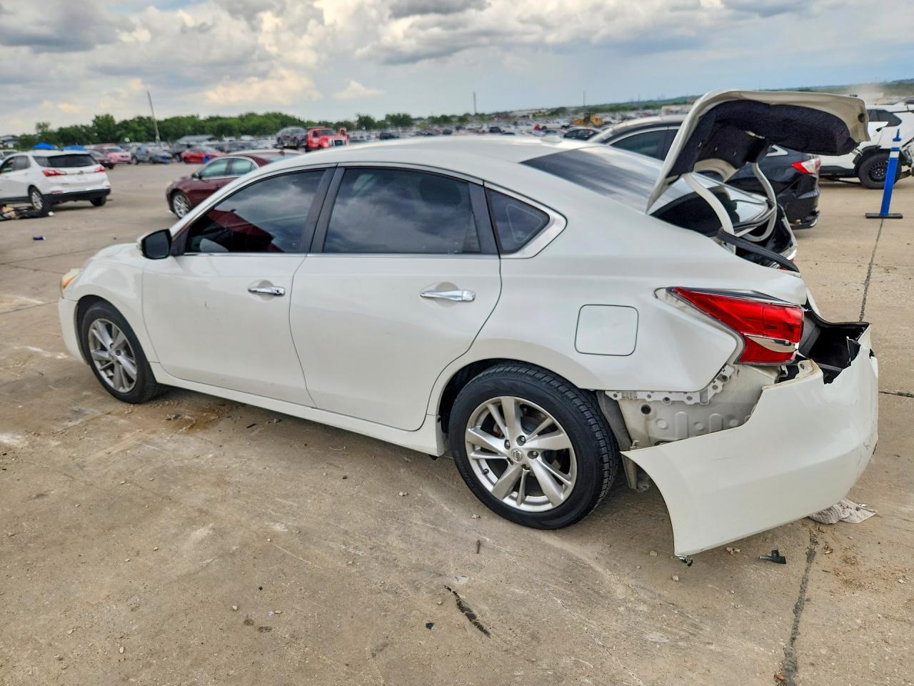 2014 Nissan Altima 2.5 Sl White vin: 1N4AL3AP7EC177438