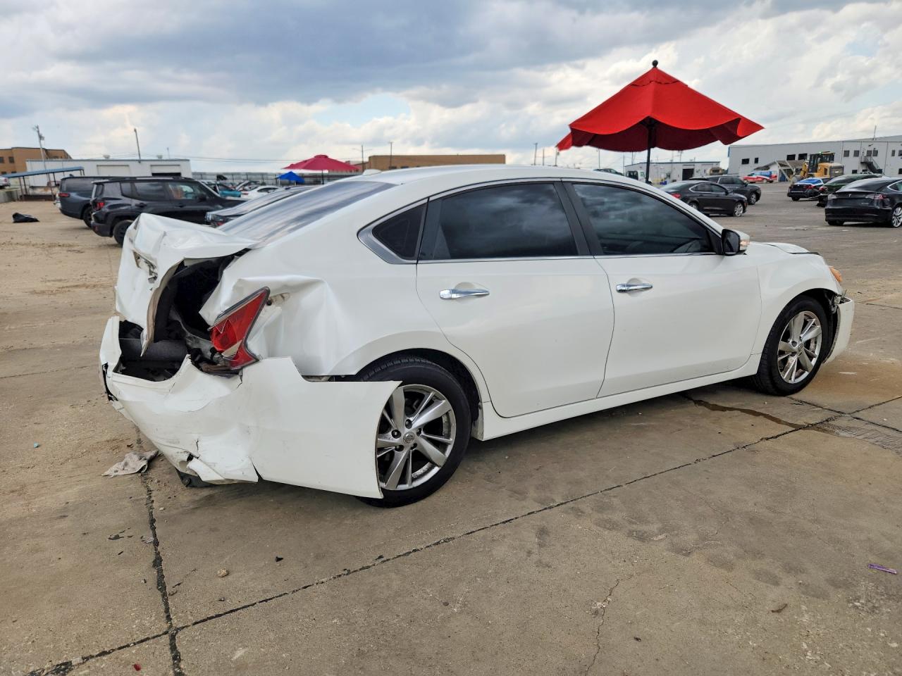 2014 Nissan Altima 2.5 Sl White vin: 1N4AL3AP7EC177438