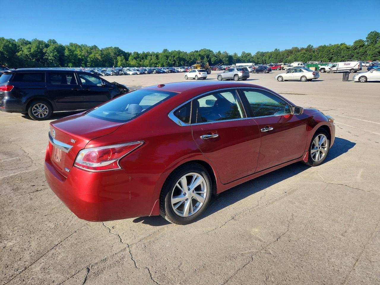 2014 Nissan Altima 2.5 Sv Бордовый vin: 1N4AL3AP7EC185796
