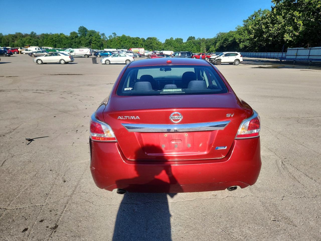 2014 Nissan Altima 2.5 Sv Бордовый vin: 1N4AL3AP7EC185796