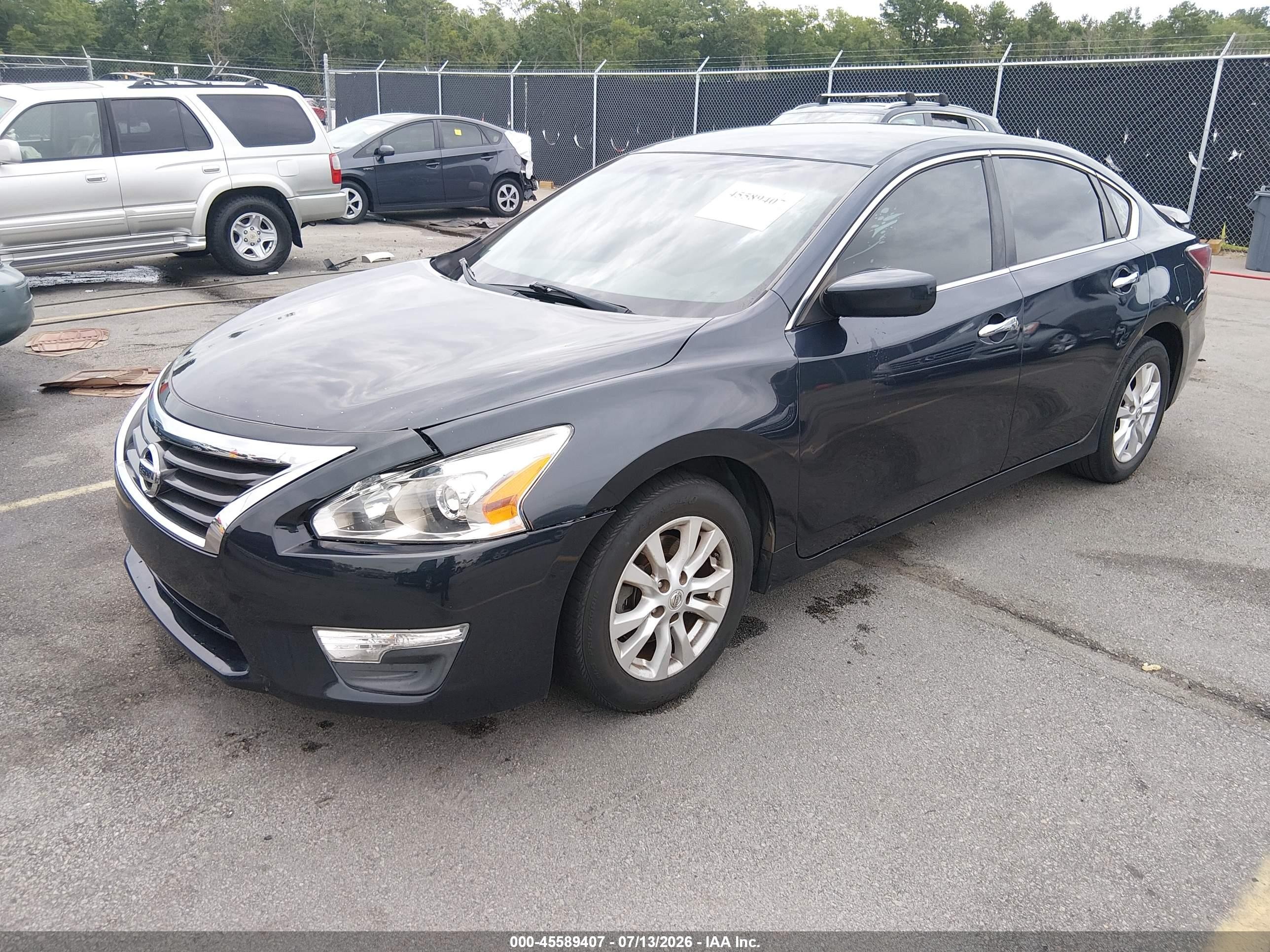2014 Nissan Altima 2.5 S Blue vin: 1N4AL3AP7EC186124