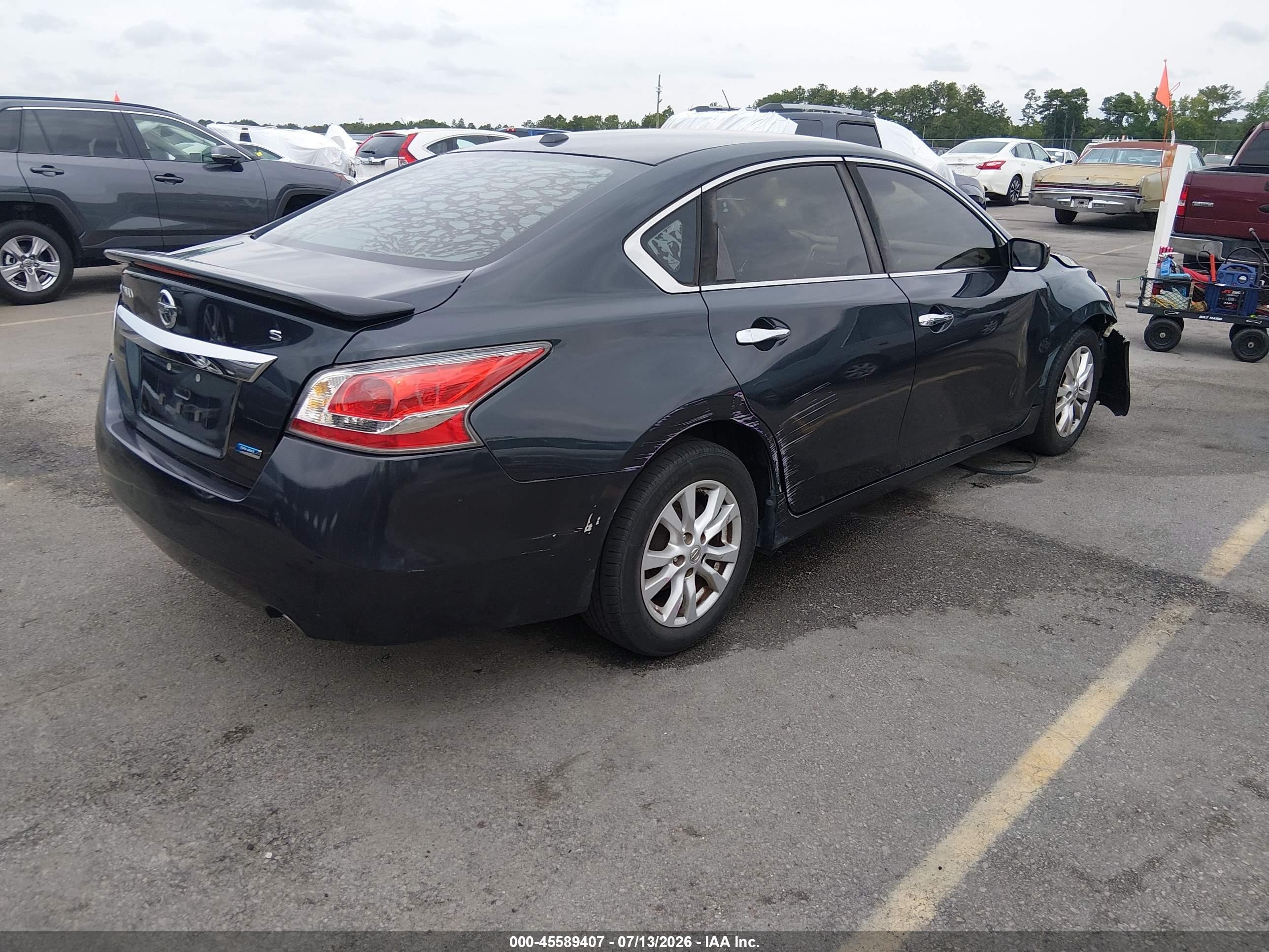 2014 Nissan Altima 2.5 S Blue vin: 1N4AL3AP7EC186124