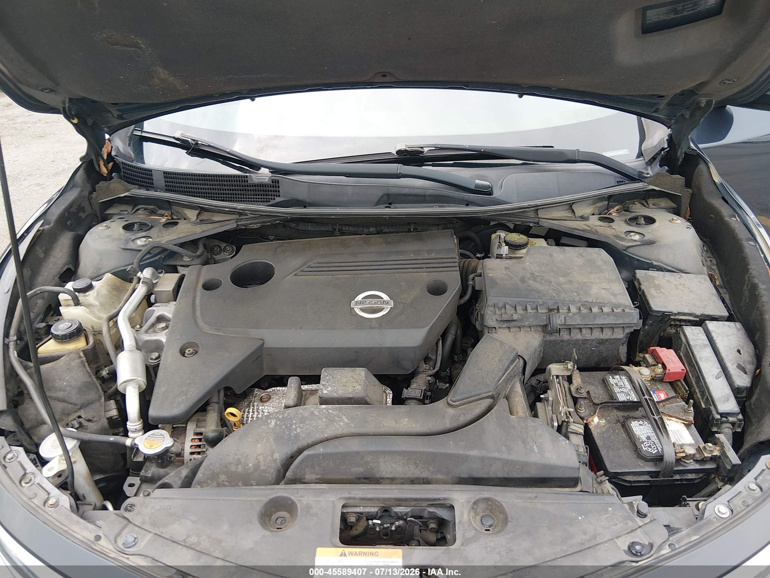 2014 Nissan Altima 2.5 S Blue vin: 1N4AL3AP7EC186124
