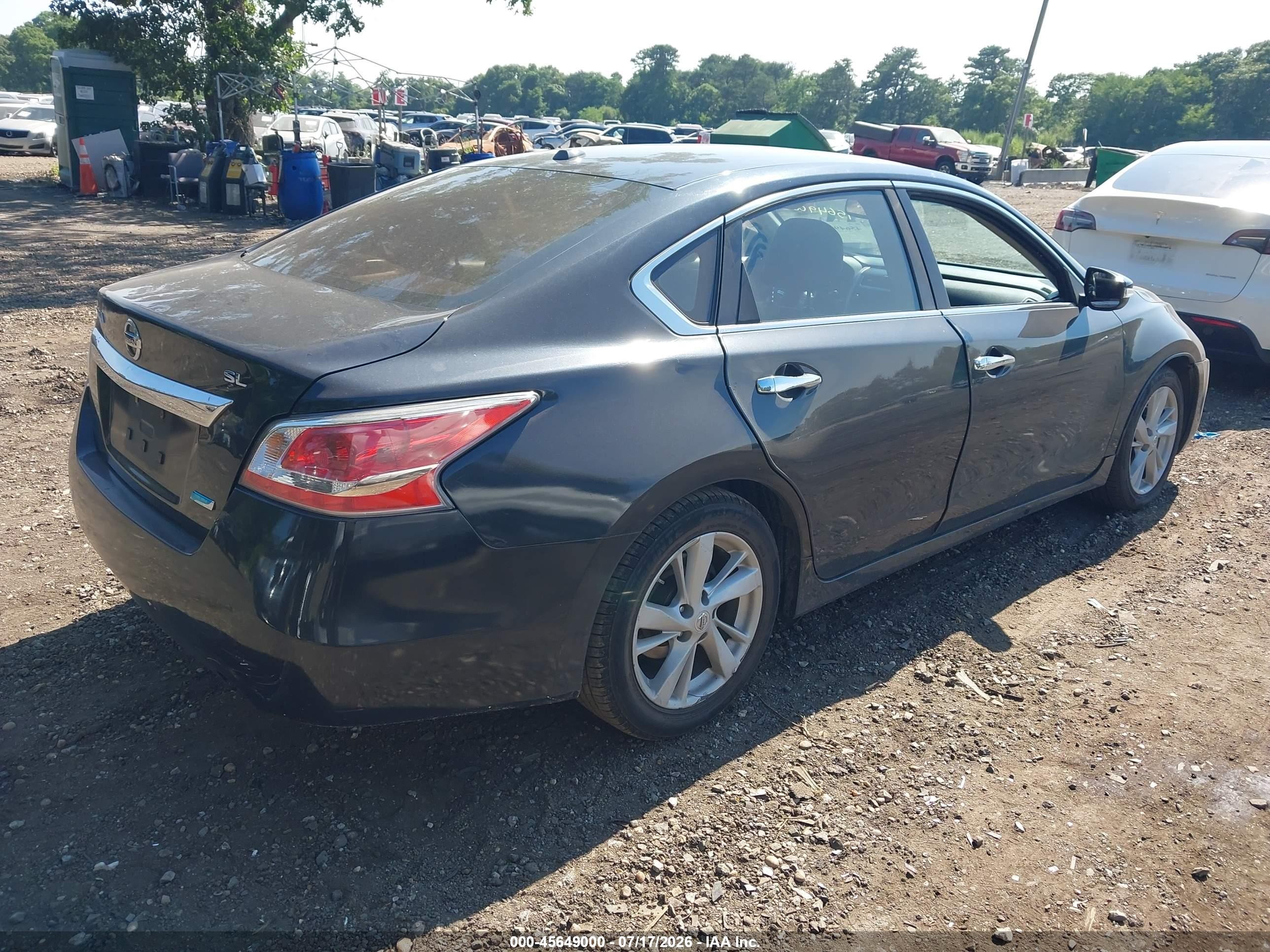 2014 Nissan Altima 2.5 Sl Gray vin: 1N4AL3AP7EC188598
