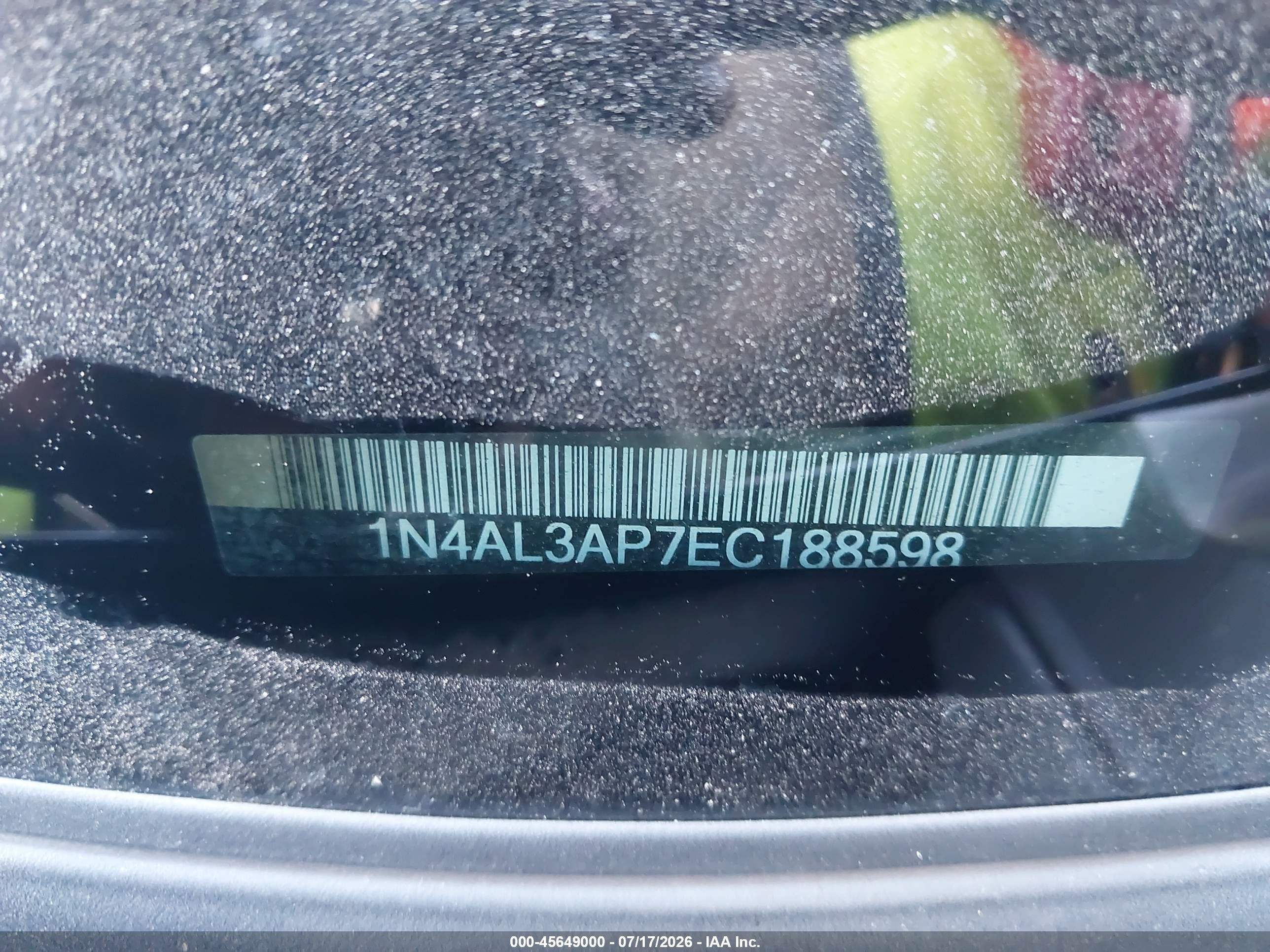 2014 Nissan Altima 2.5 Sl Gray vin: 1N4AL3AP7EC188598
