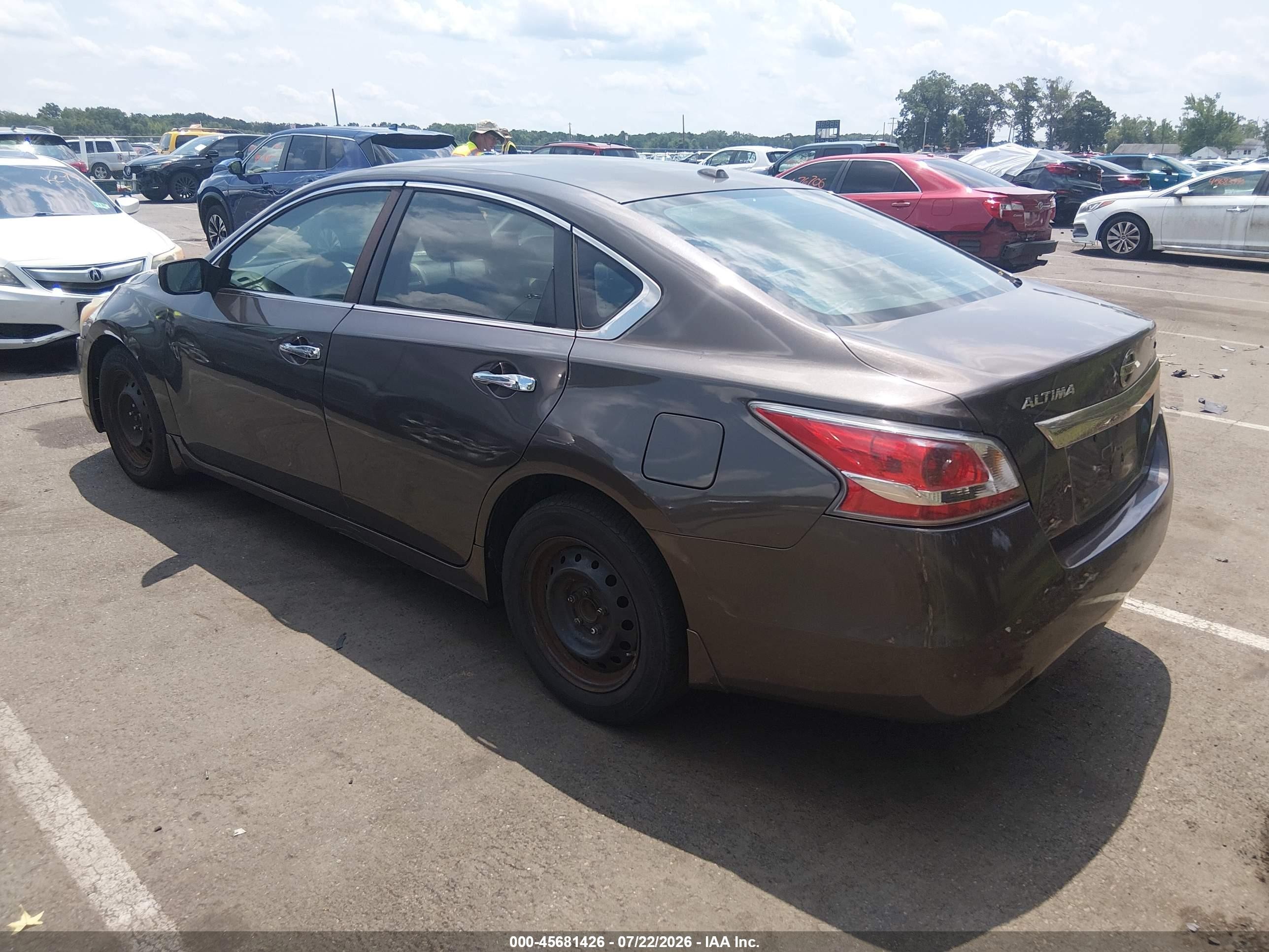 2014 Nissan Altima 2.5 S Brown vin: 1N4AL3AP7EC191033