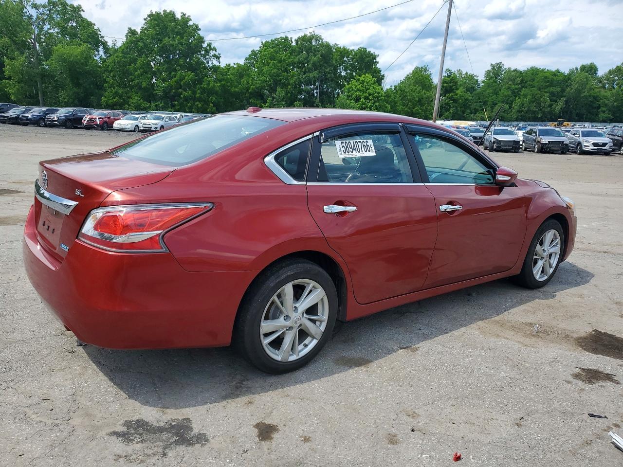 2014 Nissan Altima 2.5 Sl Red vin: 1N4AL3AP7EC191811