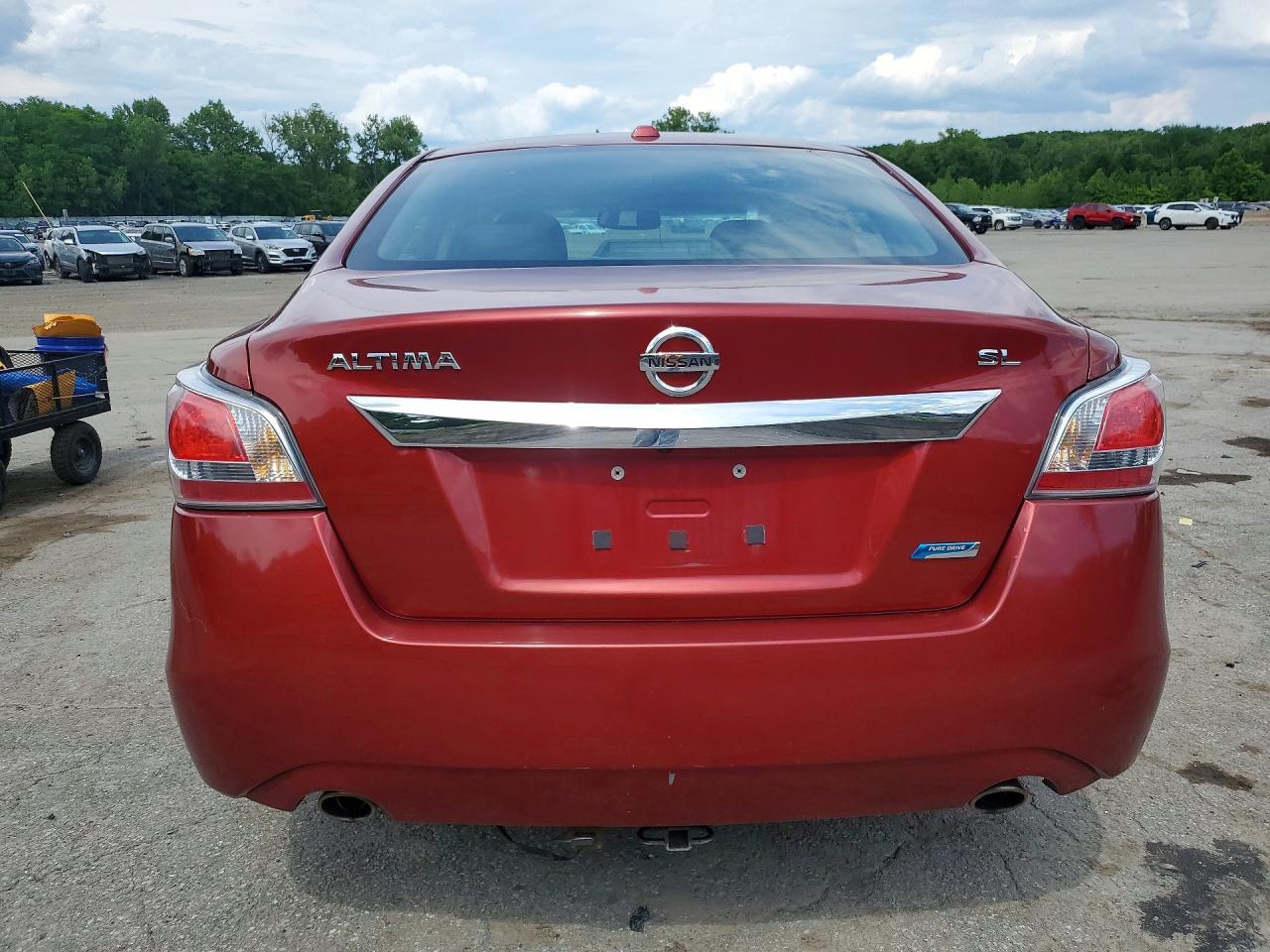 2014 Nissan Altima 2.5 Sl Red vin: 1N4AL3AP7EC191811