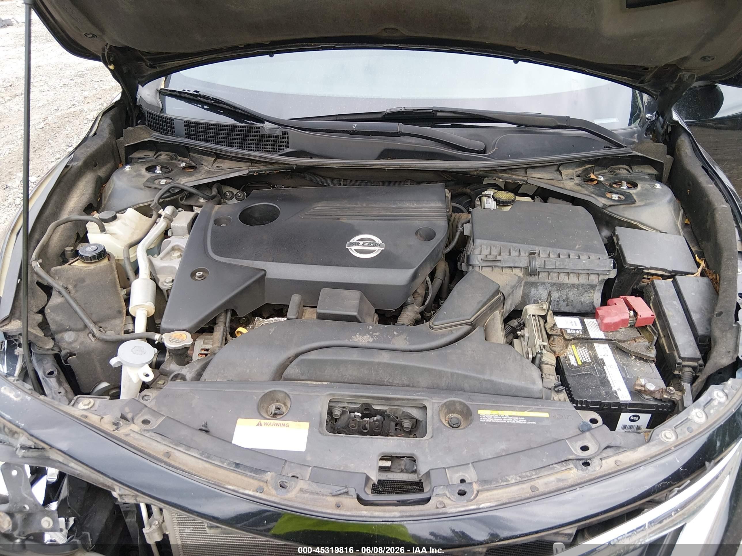 2014 Nissan Altima 2.5 Sv Black vin: 1N4AL3AP7EC195308