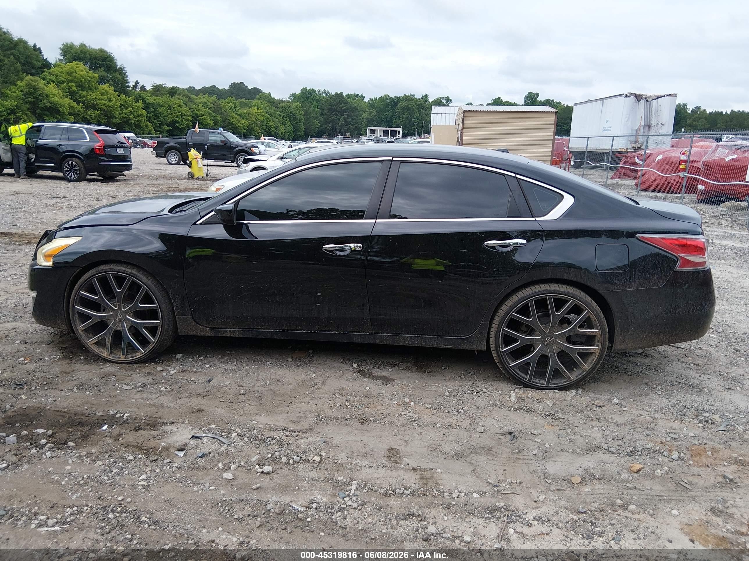2014 Nissan Altima 2.5 Sv Black vin: 1N4AL3AP7EC195308