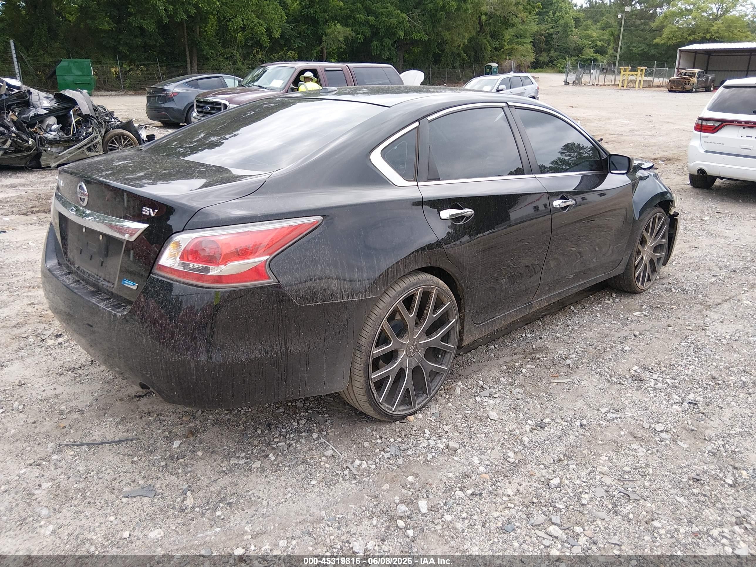 2014 Nissan Altima 2.5 Sv Black vin: 1N4AL3AP7EC195308