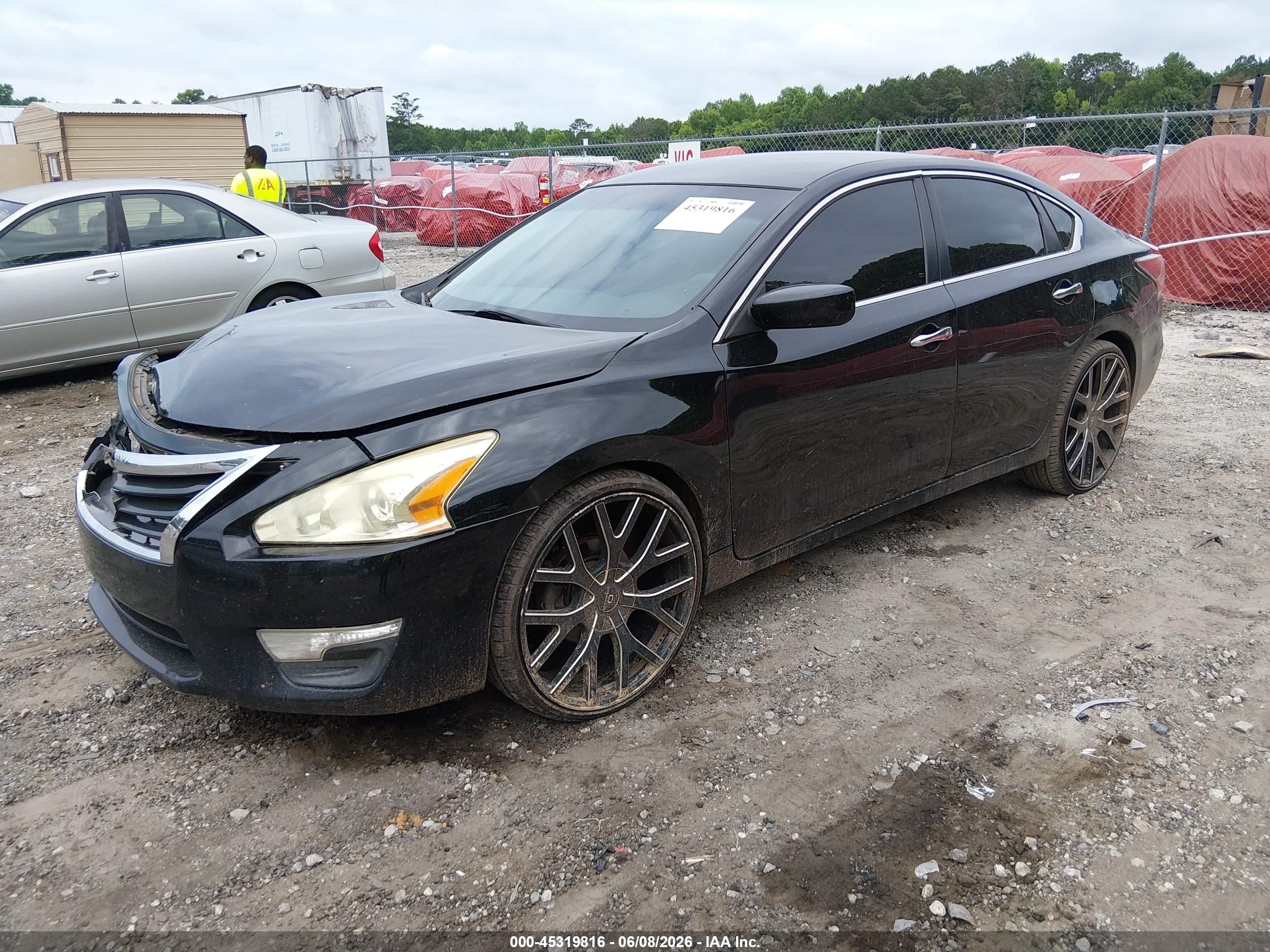 2014 Nissan Altima 2.5 Sv Black vin: 1N4AL3AP7EC195308