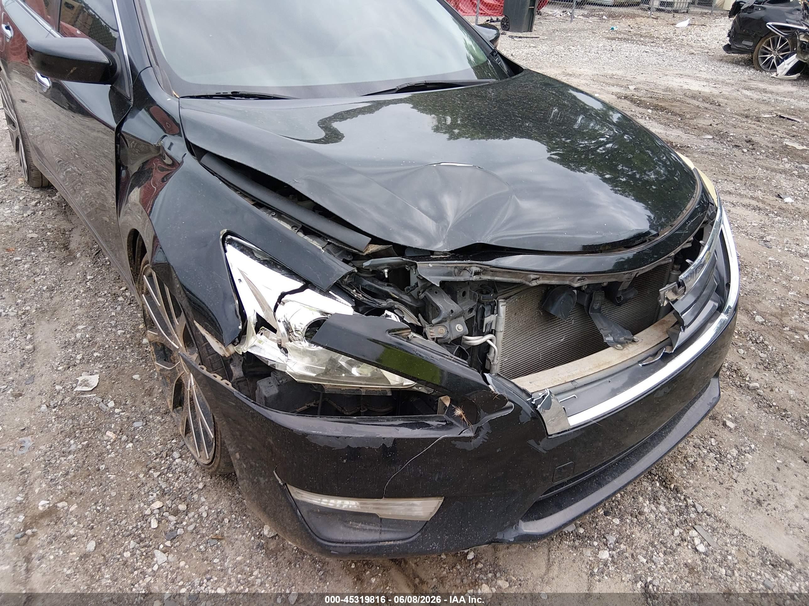 2014 Nissan Altima 2.5 Sv Black vin: 1N4AL3AP7EC195308