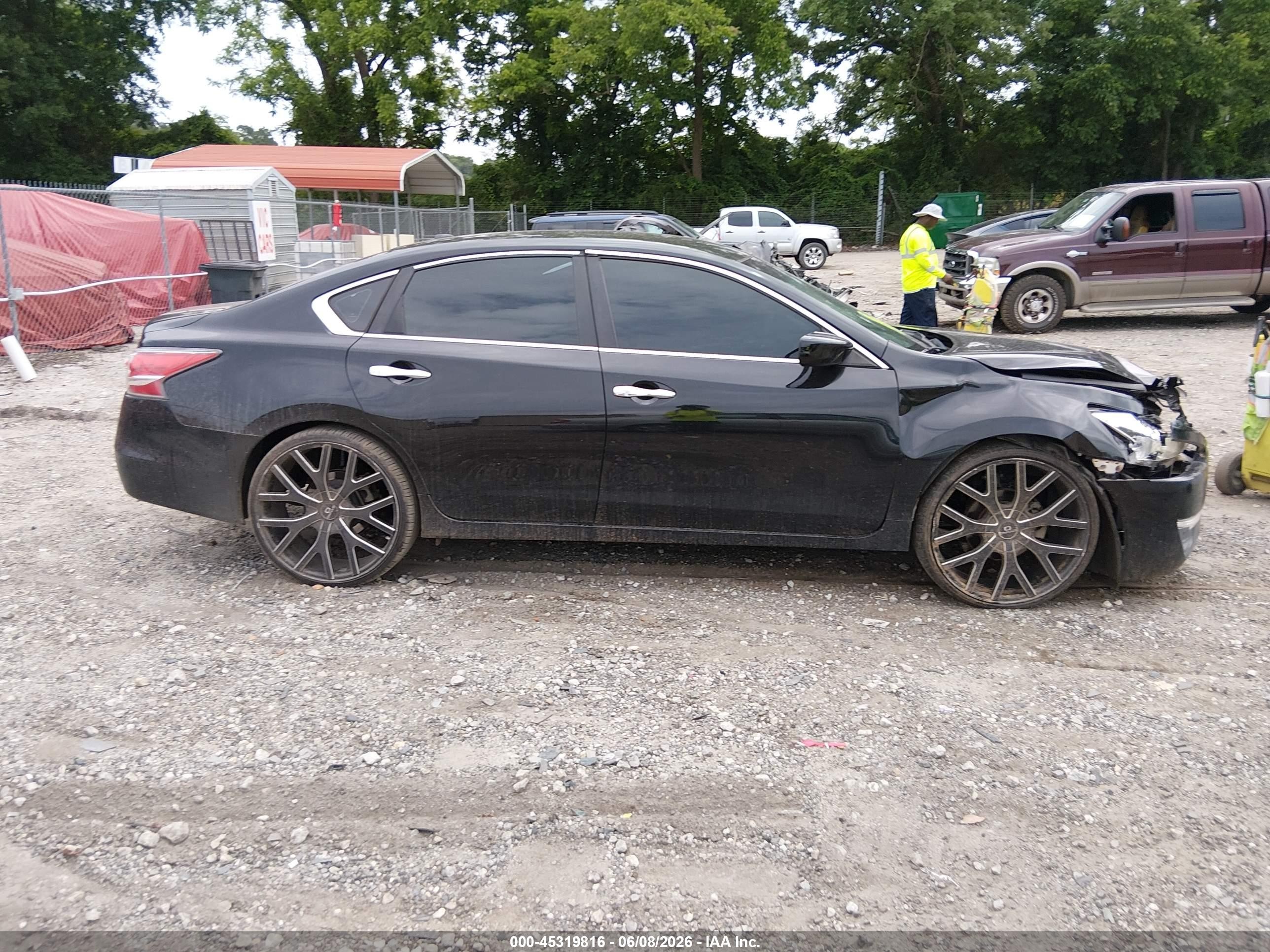 2014 Nissan Altima 2.5 Sv Black vin: 1N4AL3AP7EC195308