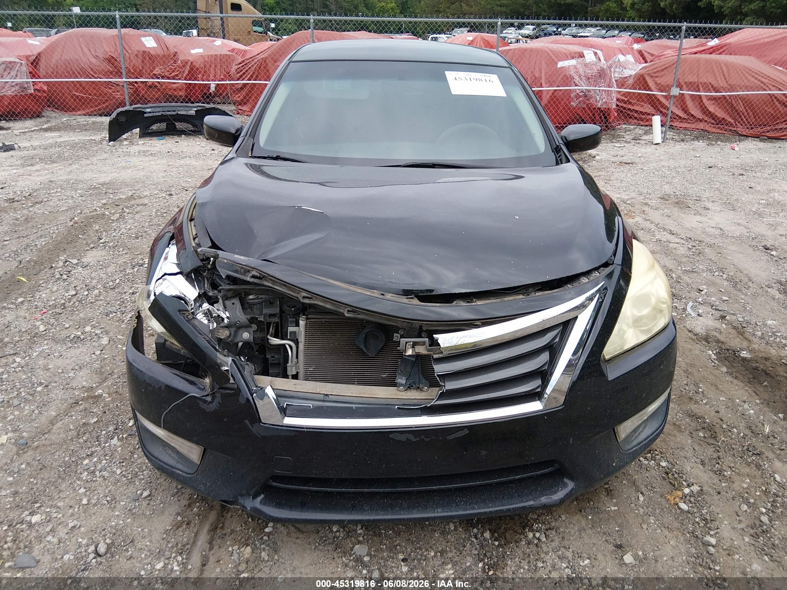2014 Nissan Altima 2.5 Sv Black vin: 1N4AL3AP7EC195308