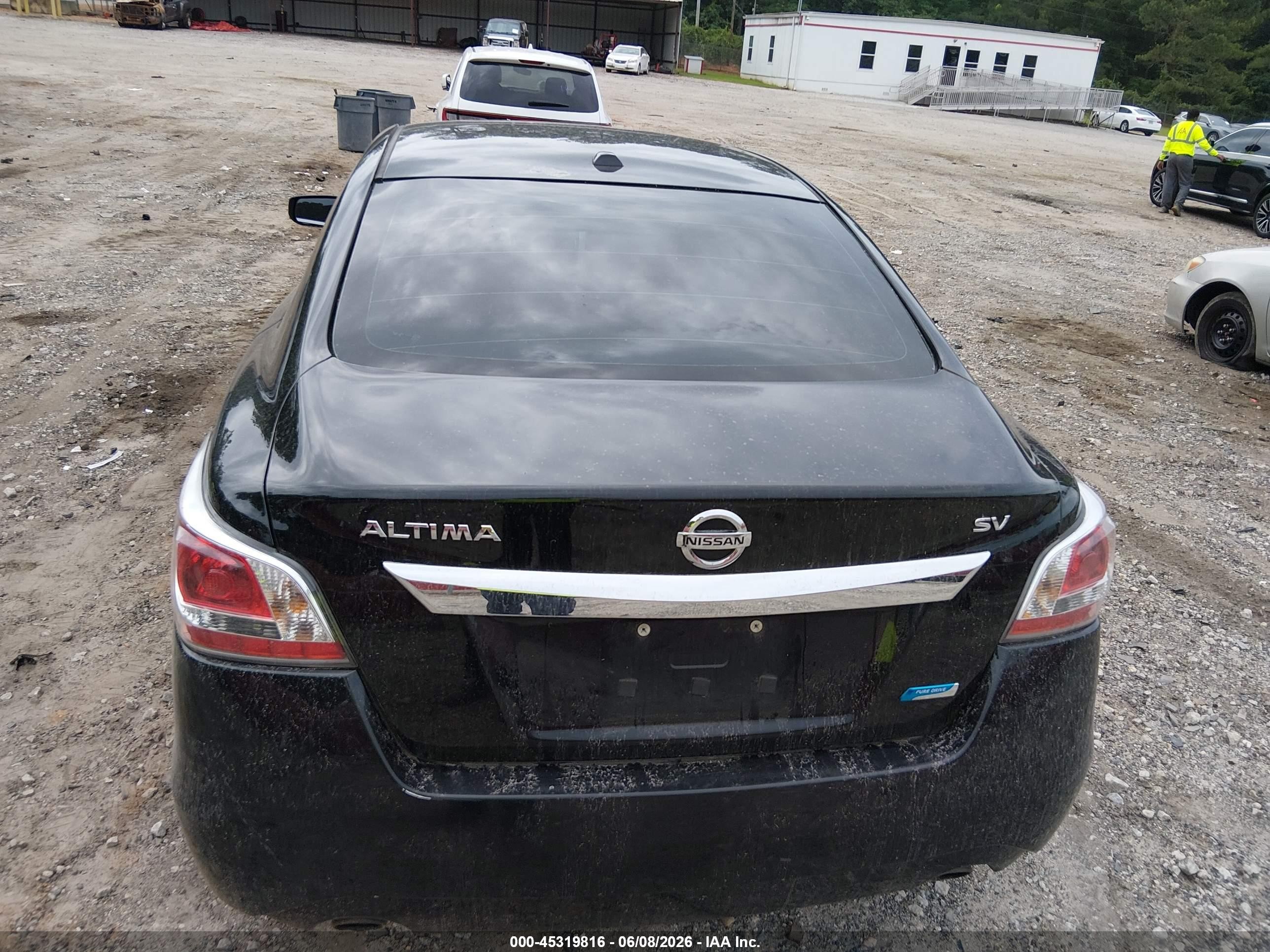 2014 Nissan Altima 2.5 Sv Black vin: 1N4AL3AP7EC195308