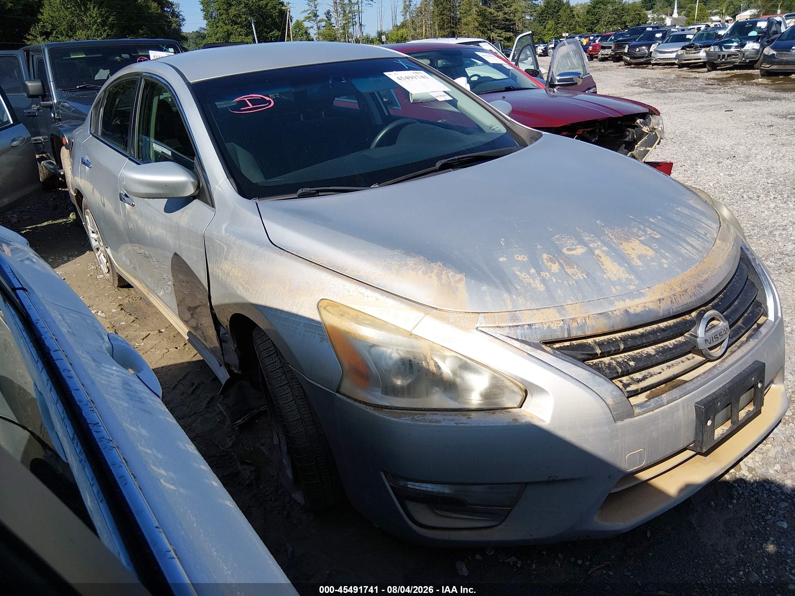 2014 Nissan Altima 2.5 S Silver vin: 1N4AL3AP7EC196443