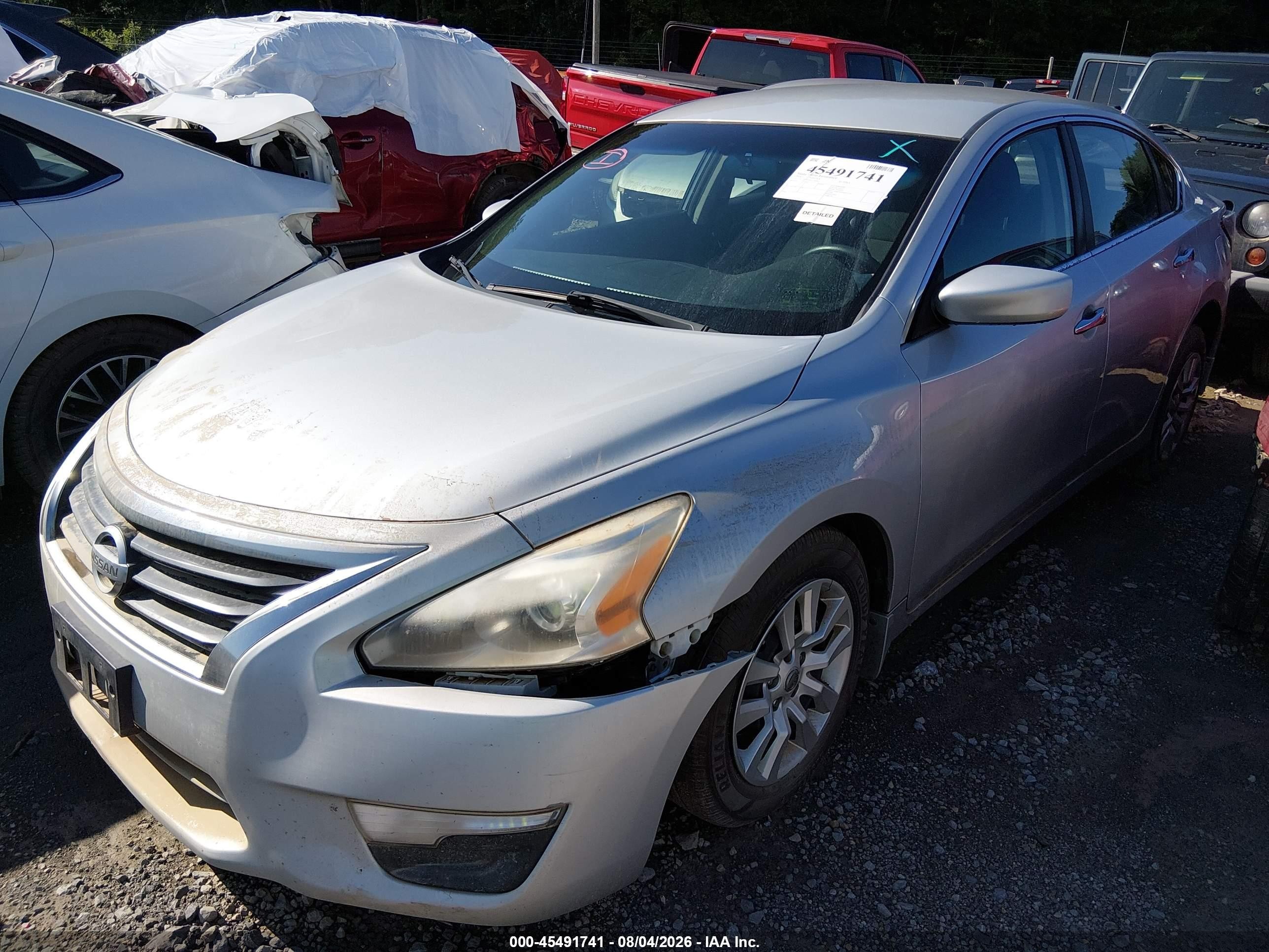 2014 Nissan Altima 2.5 S Silver vin: 1N4AL3AP7EC196443