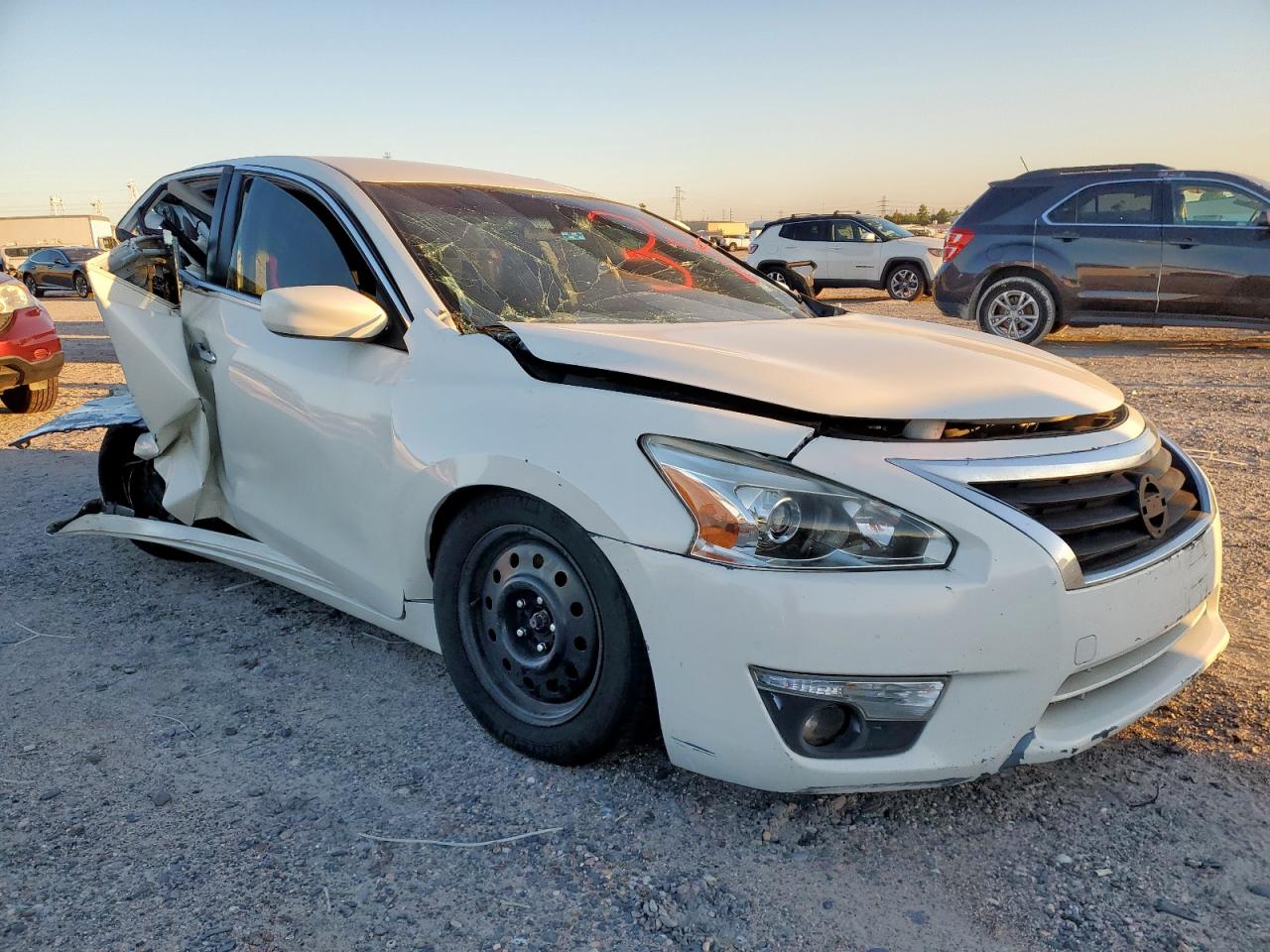 2014 Nissan Altima 2.5 White vin: 1N4AL3AP7EC263767