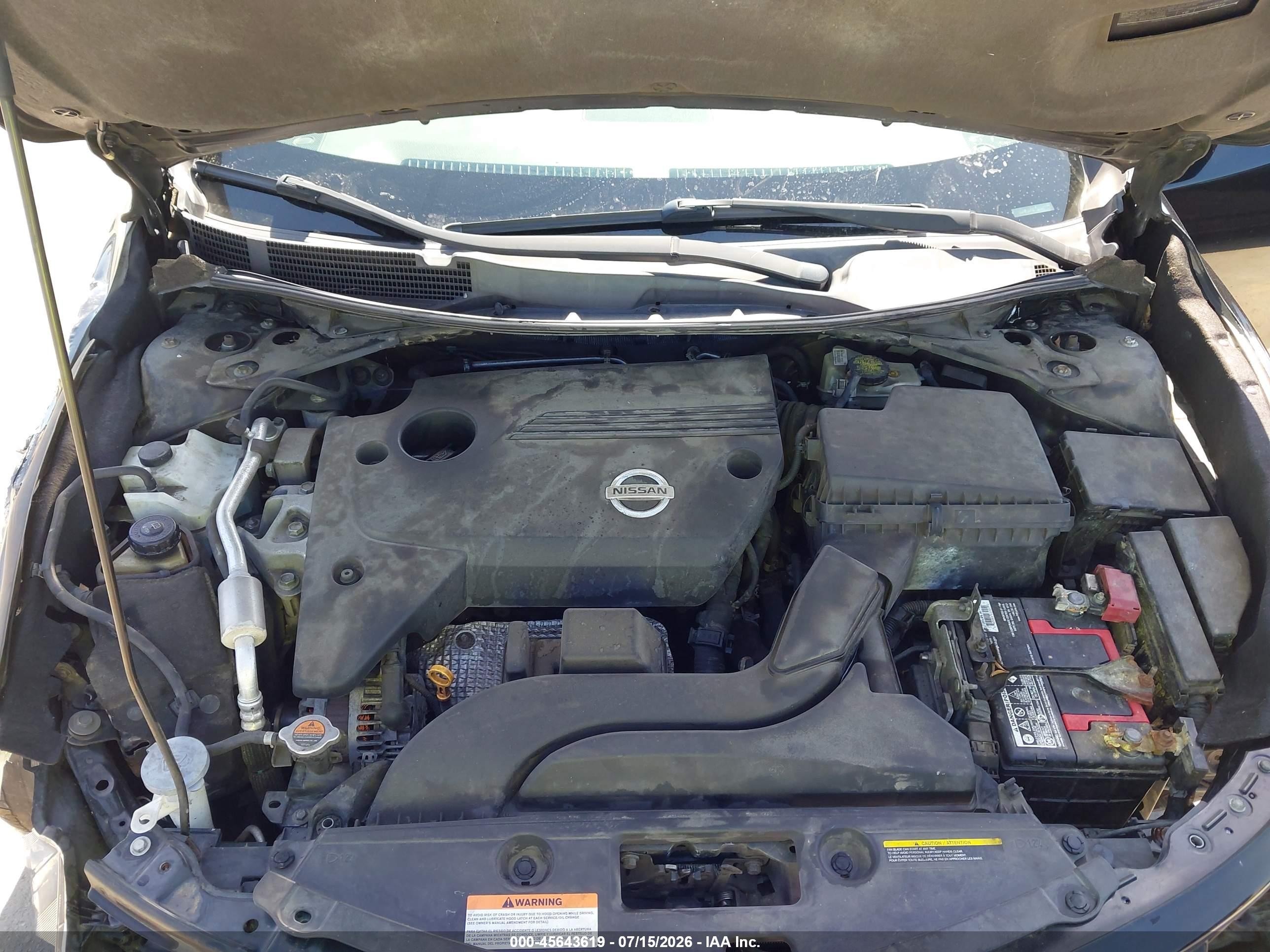 2014 Nissan Altima 2.5/2.5 S/2.5 Sl/2.5 Sv Black vin: 1N4AL3AP7EC266961