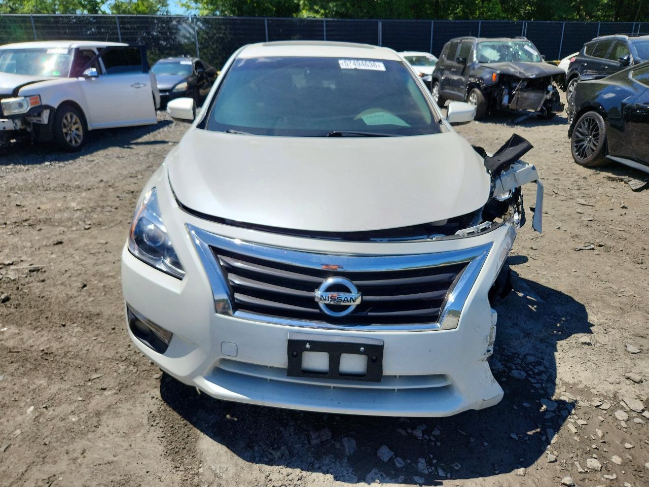 2014 Nissan Altima 2.5 Sl White vin: 1N4AL3AP7EC280472