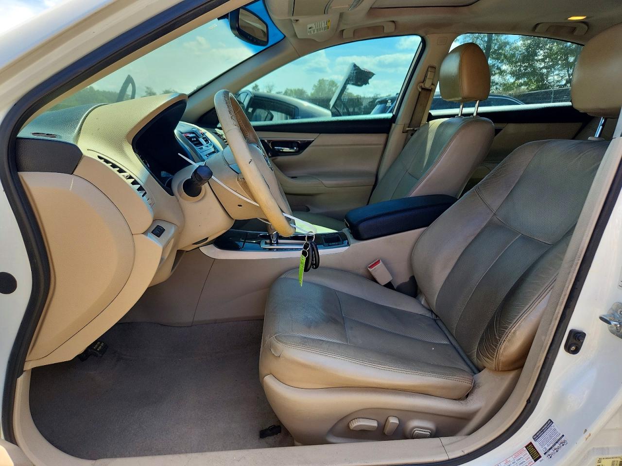2014 Nissan Altima 2.5 Sl White vin: 1N4AL3AP7EC280472