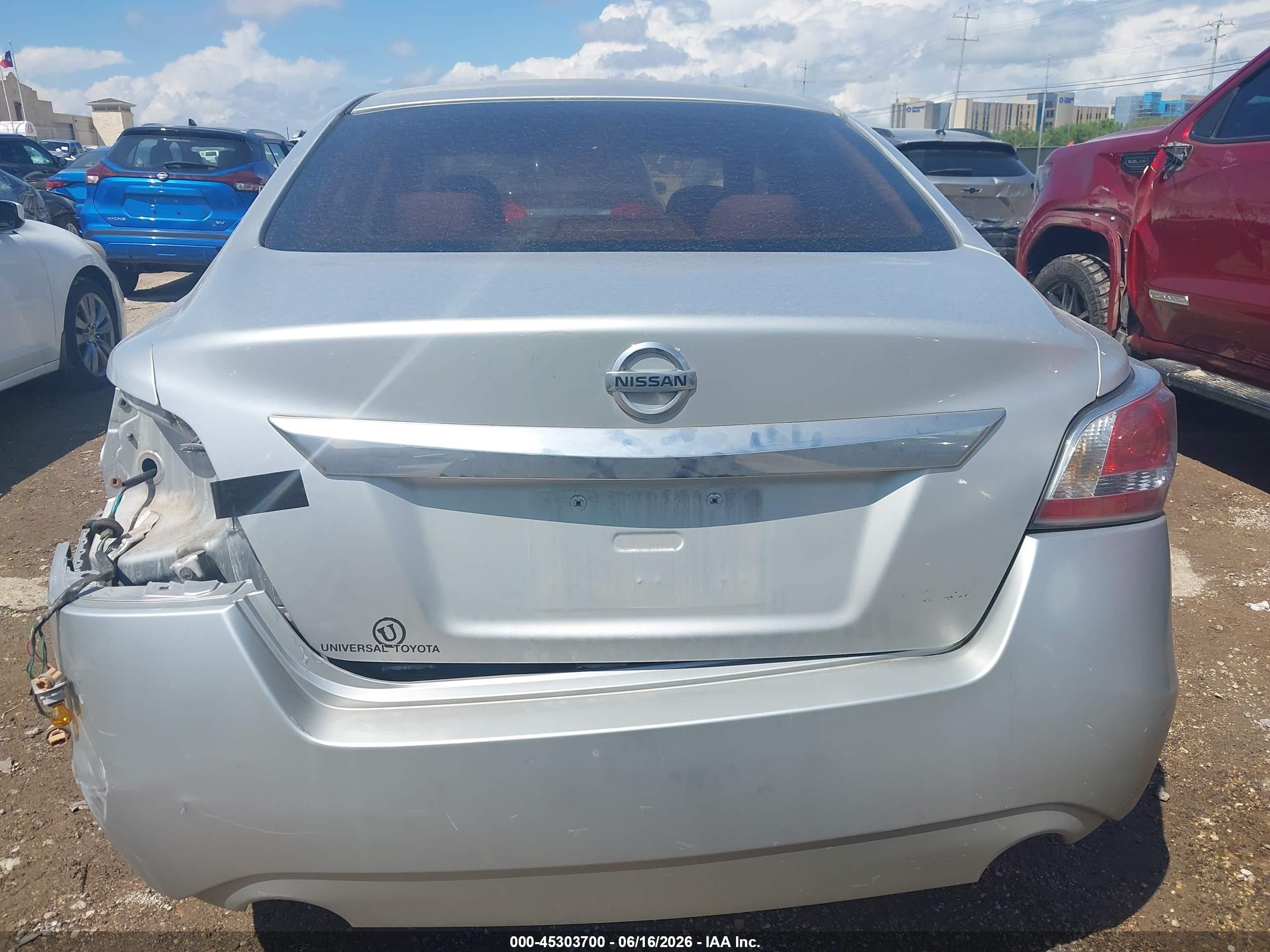 2014 Nissan Altima 2.5/2.5 S/2.5 Sl/2.5 Sv Silver vin: 1N4AL3AP7EC291908