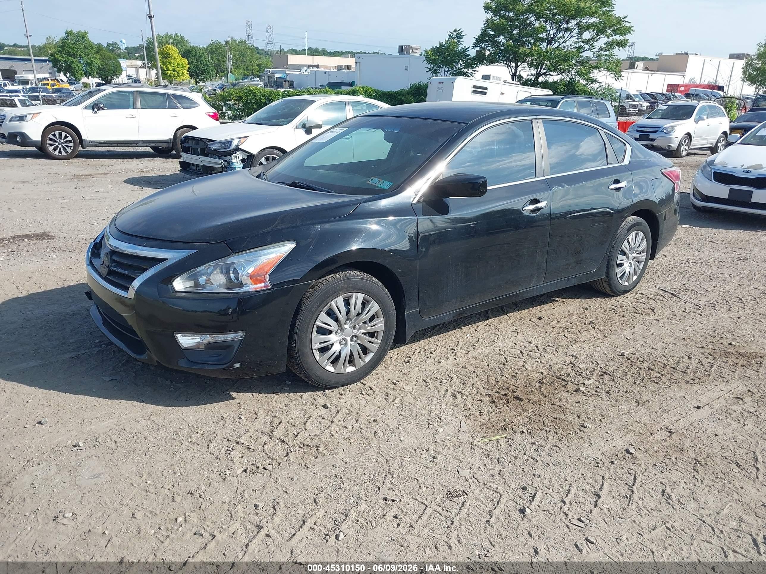 2014 Nissan Altima 2.5 S Black vin: 1N4AL3AP7EC294906