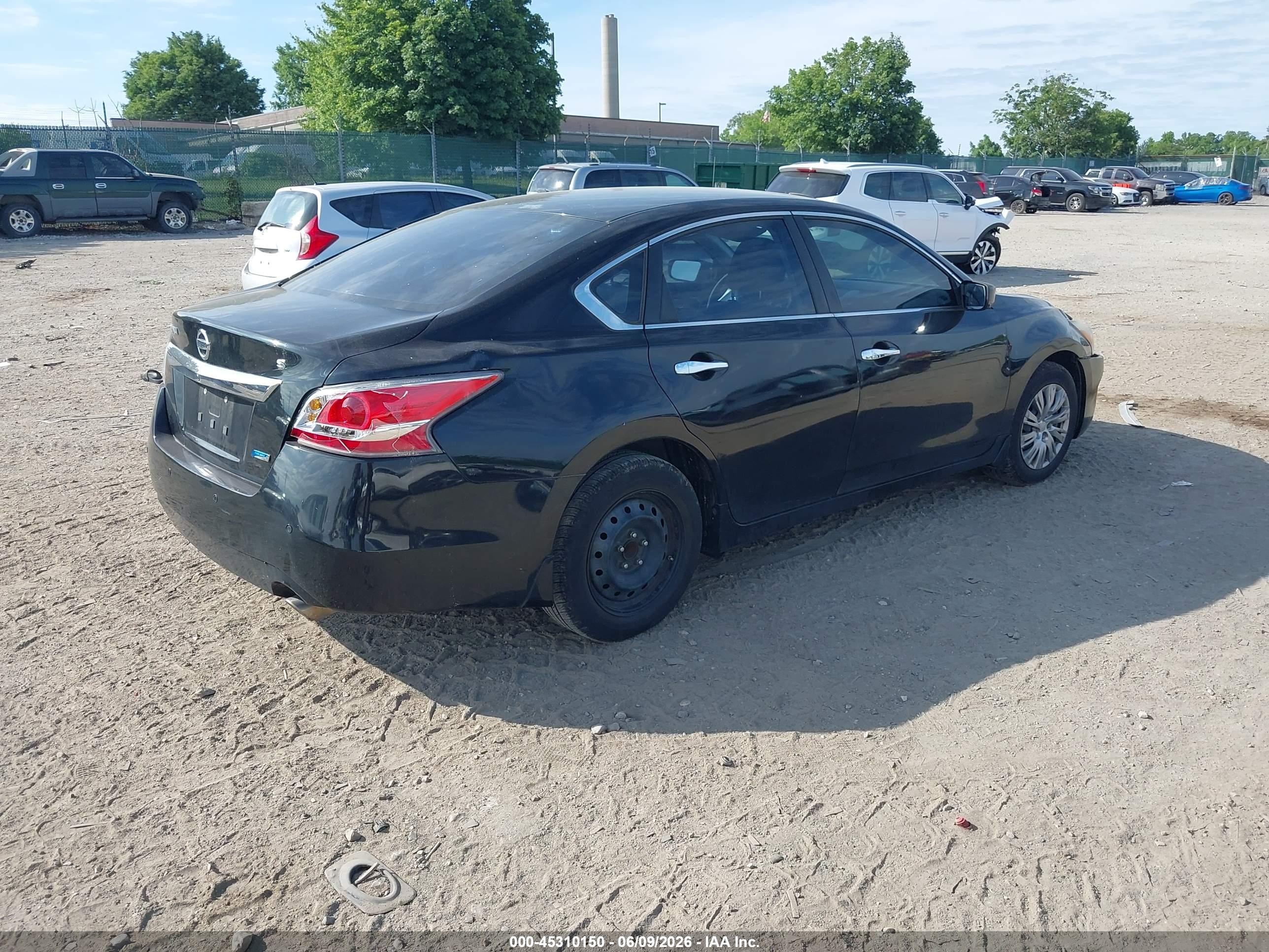 2014 Nissan Altima 2.5 S Black vin: 1N4AL3AP7EC294906