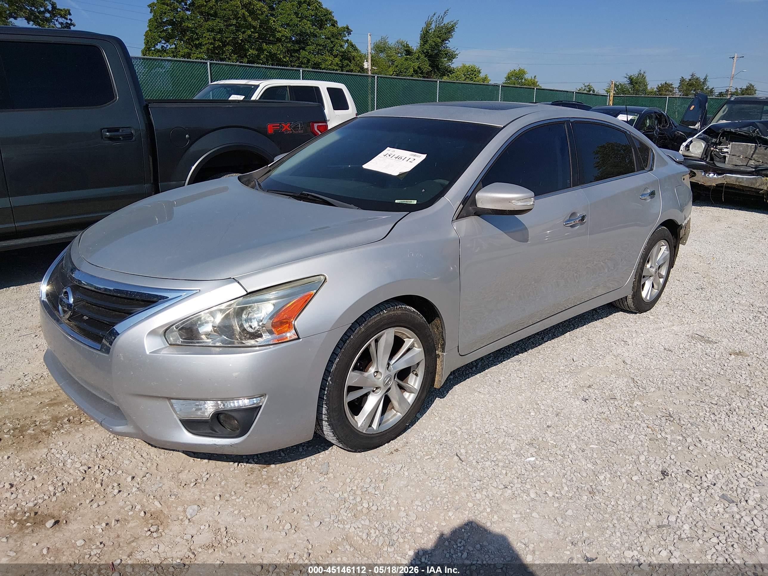 2014 Nissan Altima 2.5 Sl Silver vin: 1N4AL3AP7EC318380