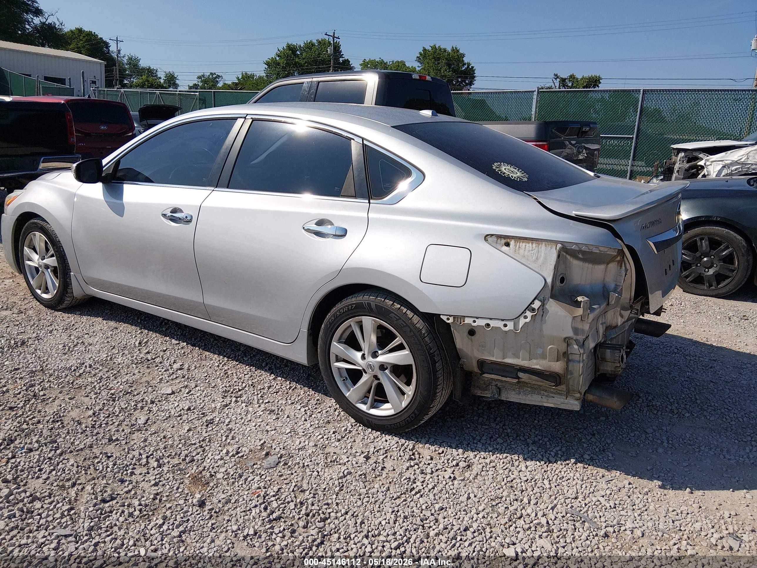 2014 Nissan Altima 2.5 Sl Silver vin: 1N4AL3AP7EC318380