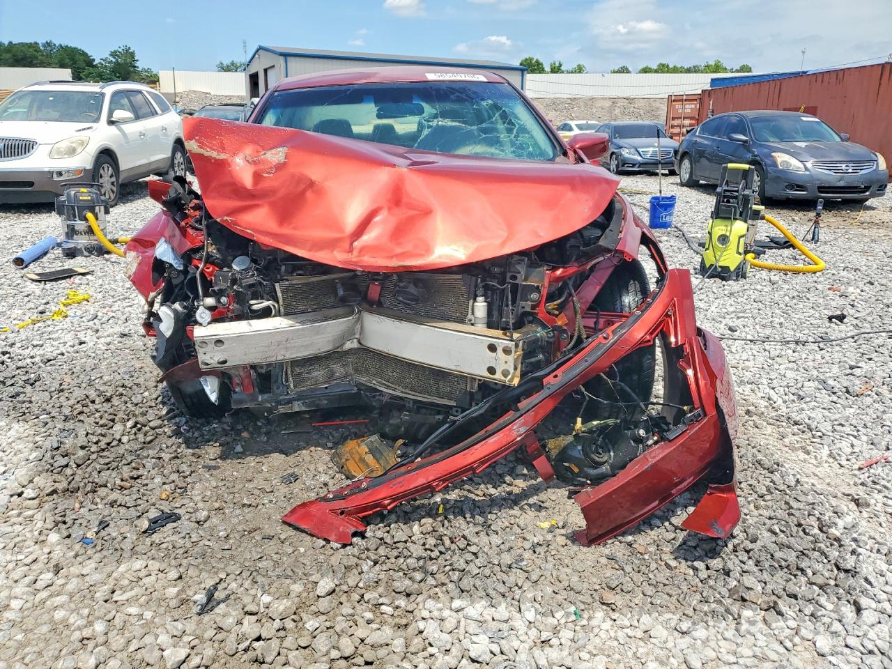 2014 Nissan Altima 2.5 S Red vin: 1N4AL3AP7EC326415