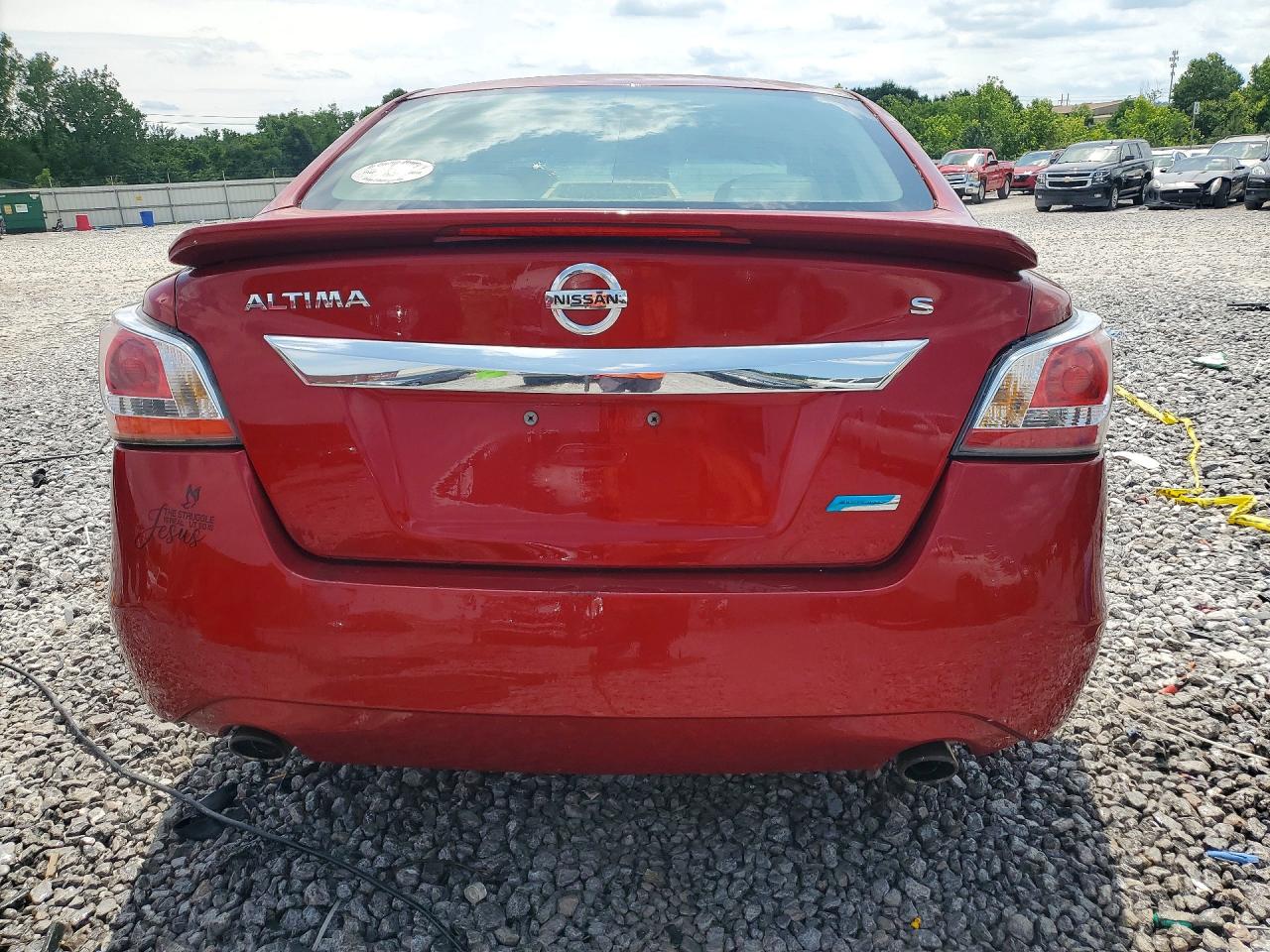 2014 Nissan Altima 2.5 S Red vin: 1N4AL3AP7EC326415