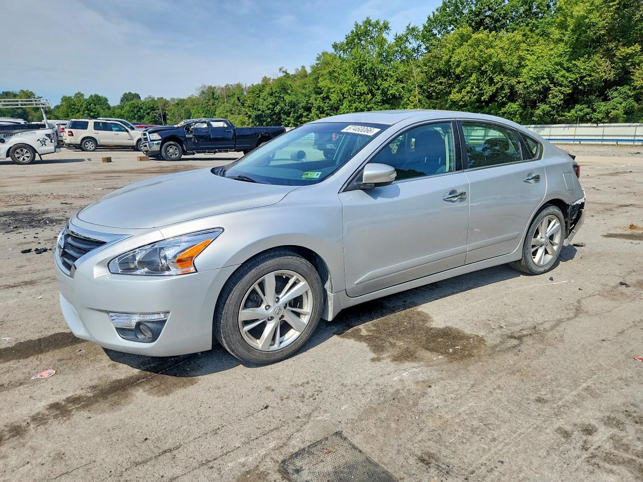 2014 Nissan Altima 2.5 Sl Серебряный vin: 1N4AL3AP7EC403011