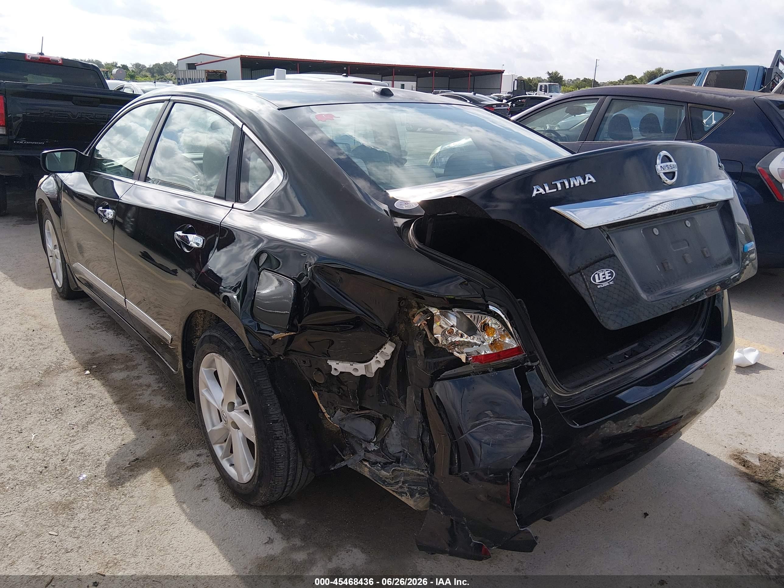 2014 Nissan Altima 2.5 Sv Black vin: 1N4AL3AP7EC405583