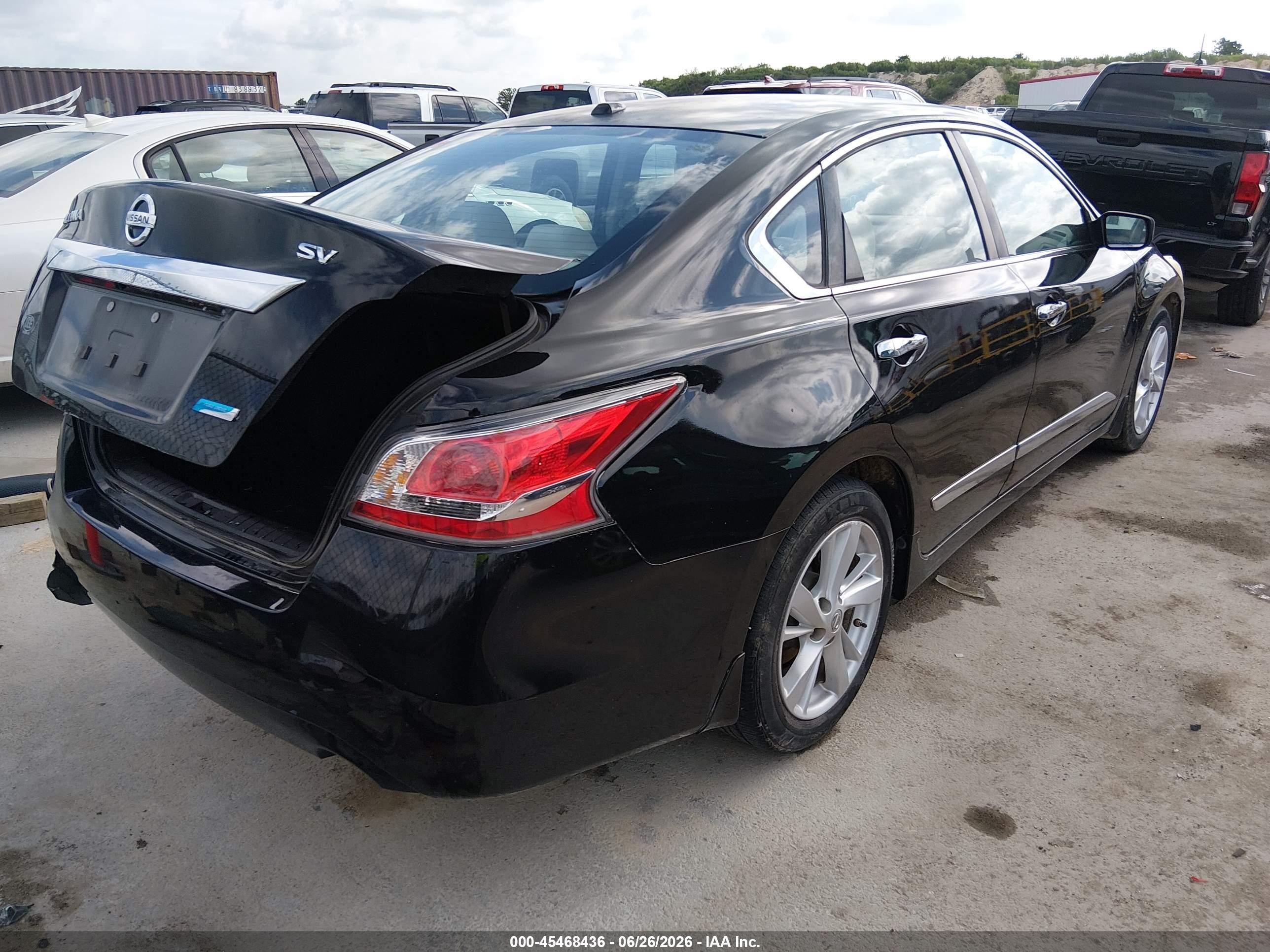 2014 Nissan Altima 2.5 Sv Black vin: 1N4AL3AP7EC405583