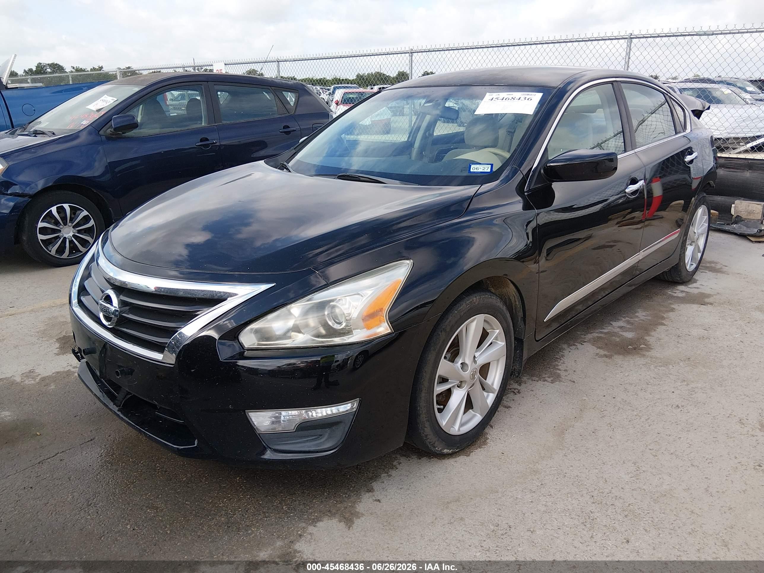 2014 Nissan Altima 2.5 Sv Black vin: 1N4AL3AP7EC405583