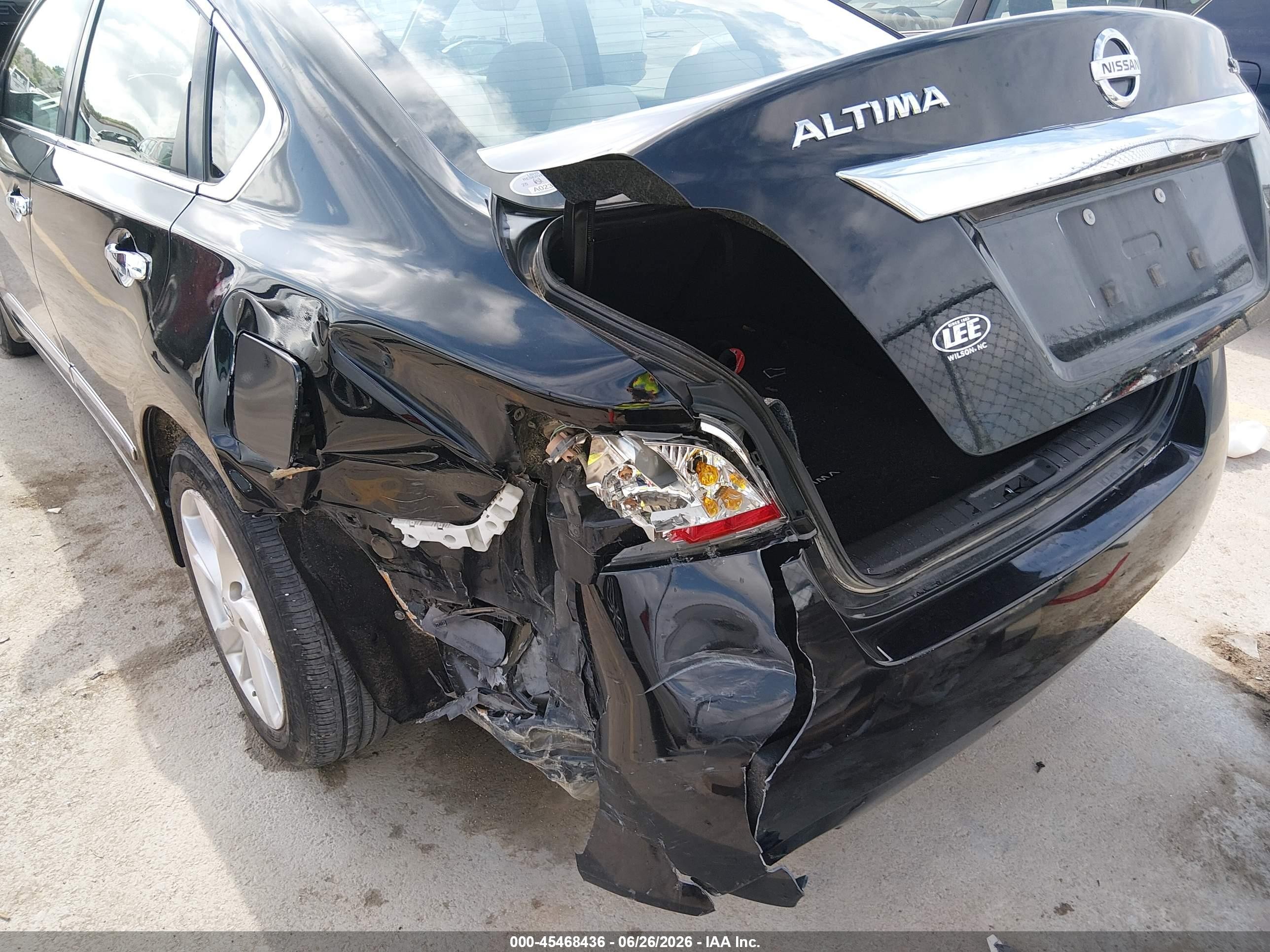 2014 Nissan Altima 2.5 Sv Black vin: 1N4AL3AP7EC405583