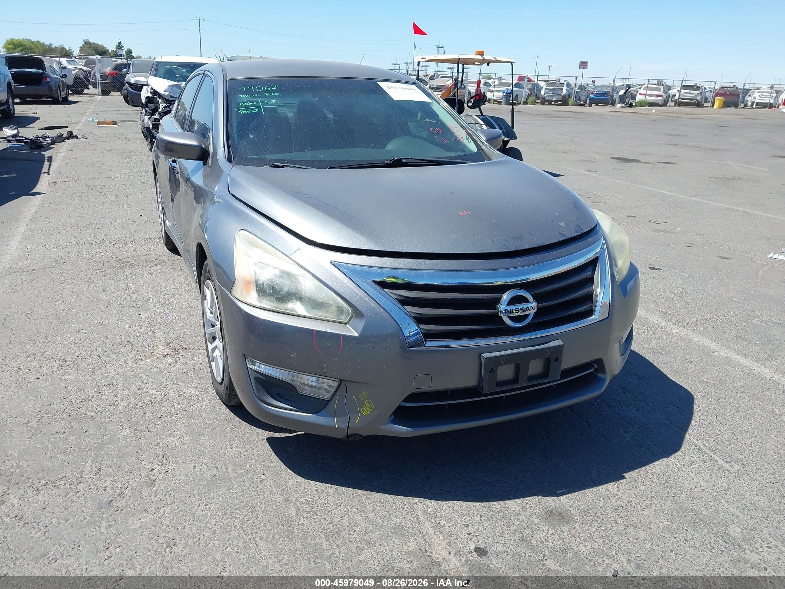 2014 Nissan Altima 2.5 S Серый vin: 1N4AL3AP7EC410587