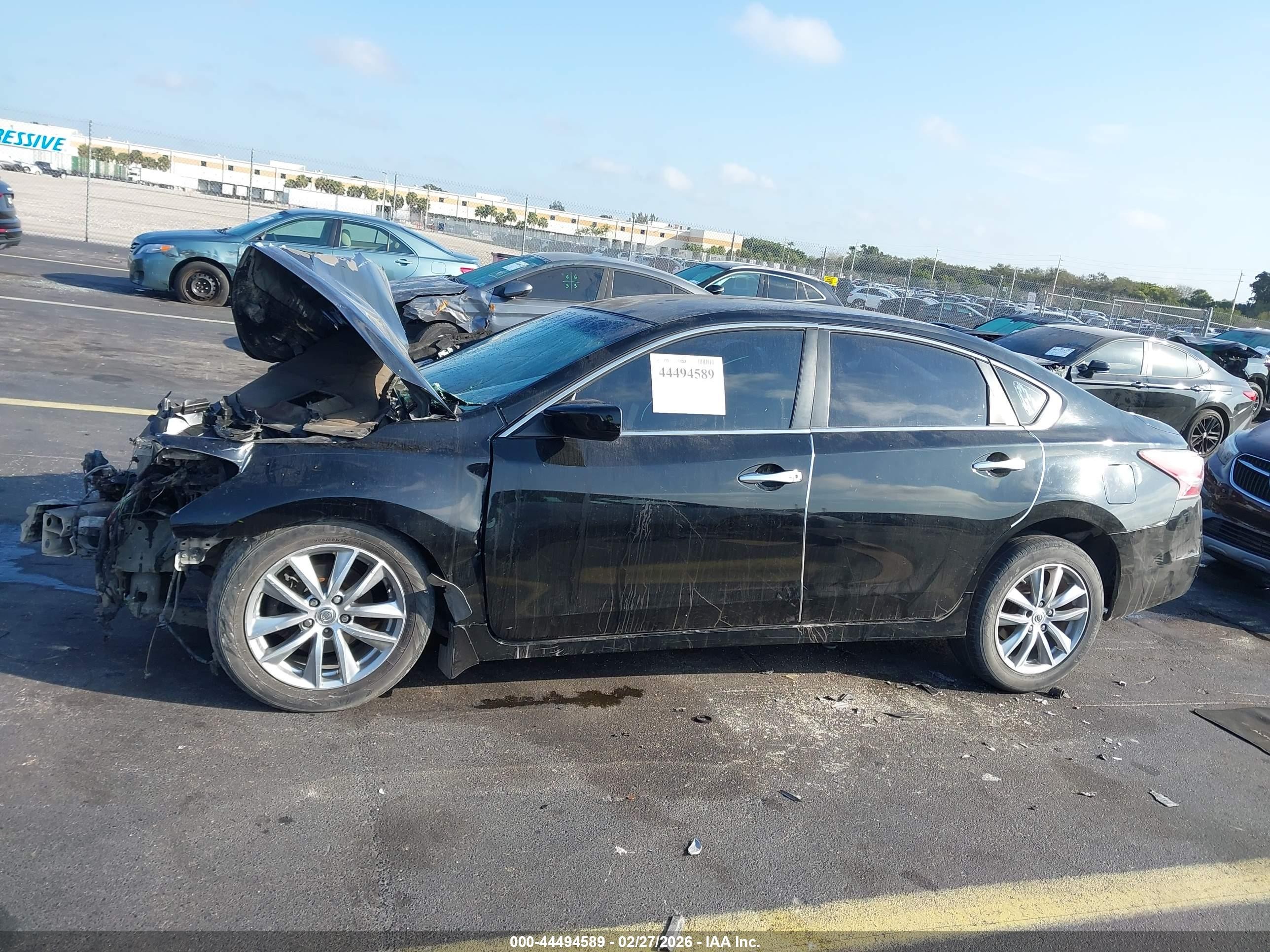 2014 Nissan Altima 2.5 S Black vin: 1N4AL3AP7EC414848