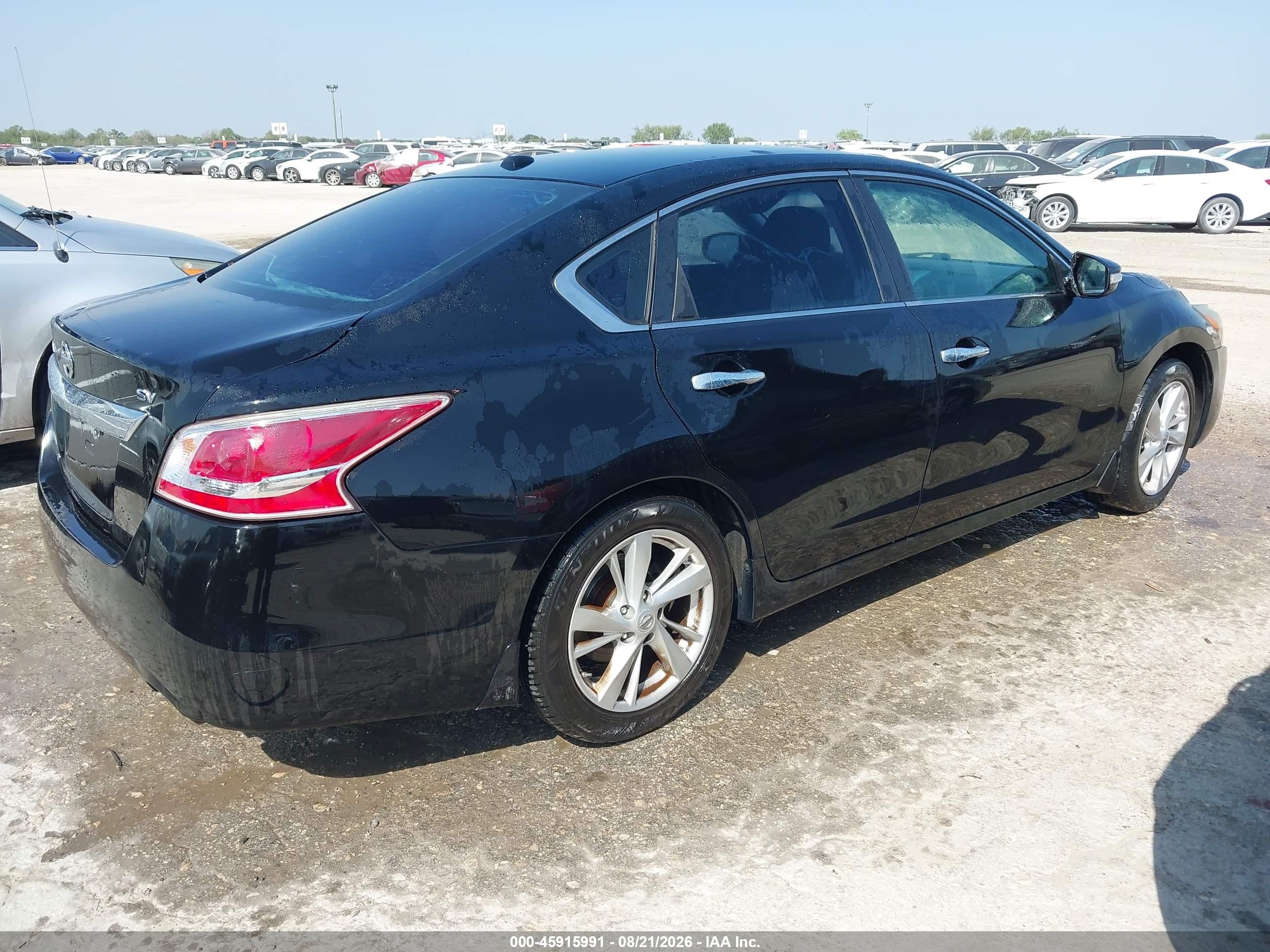 2014 Nissan Altima 2.5 Sv Black vin: 1N4AL3AP7EC417944