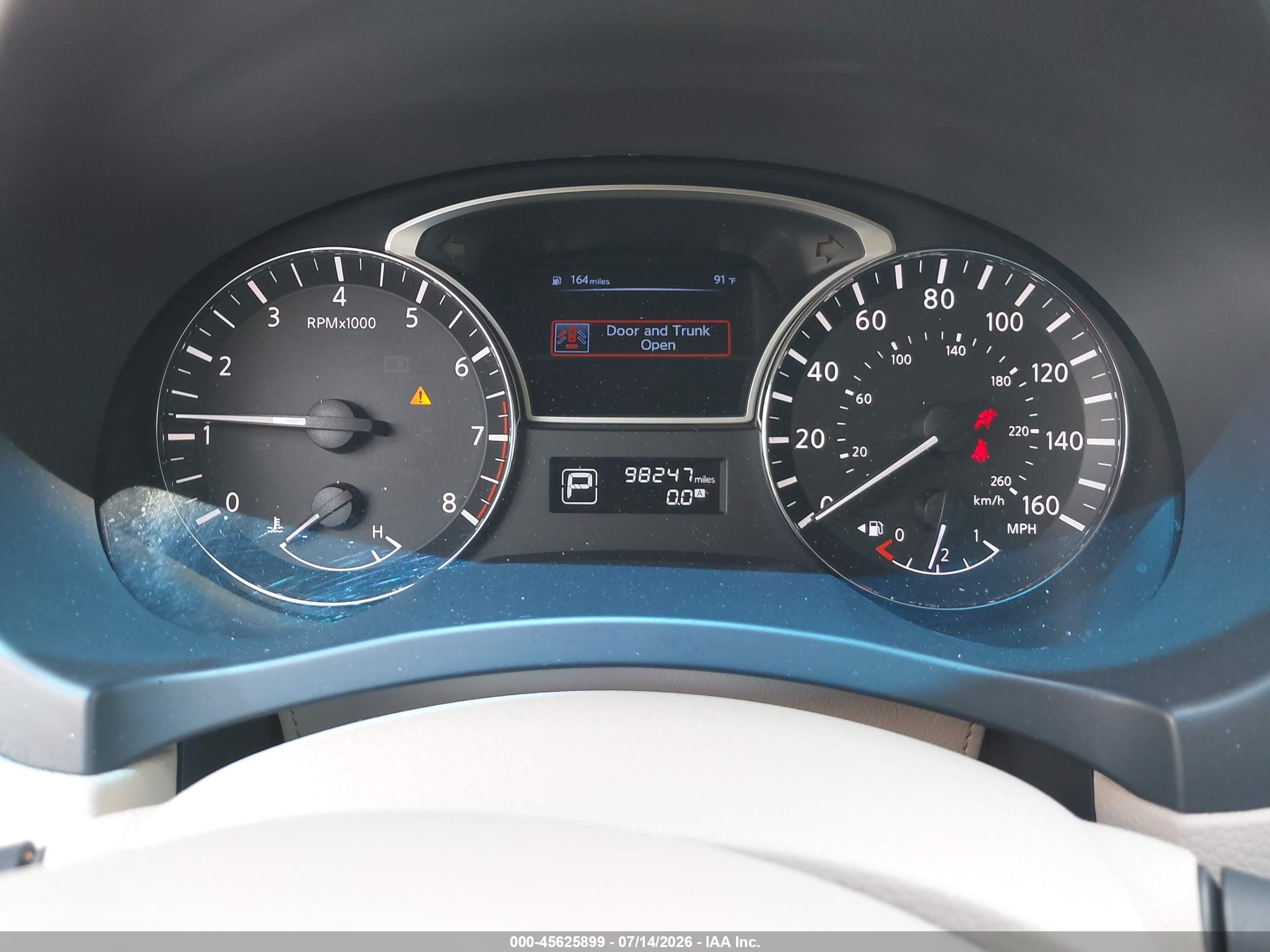 2014 Nissan Altima 2.5 Sv White vin: 1N4AL3AP7EC420827