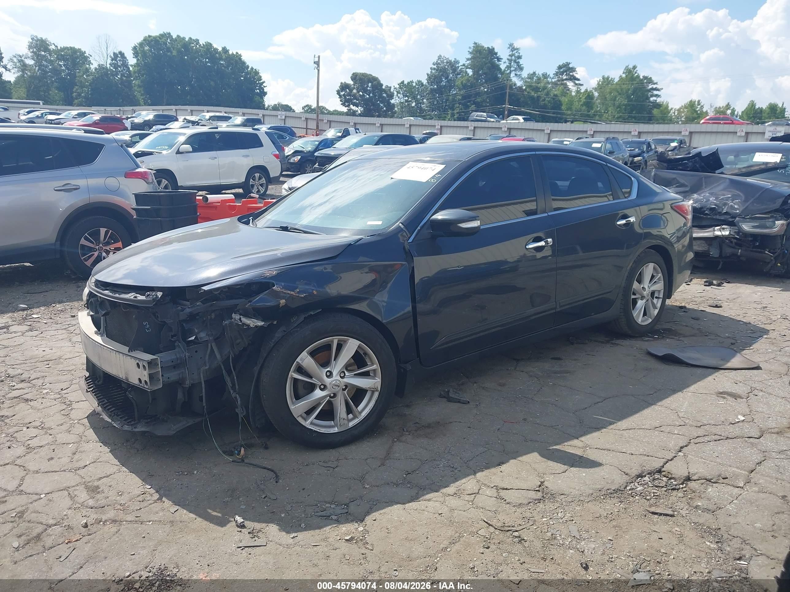 2014 Nissan Altima 2.5 Sv Gray vin: 1N4AL3AP7EC422710