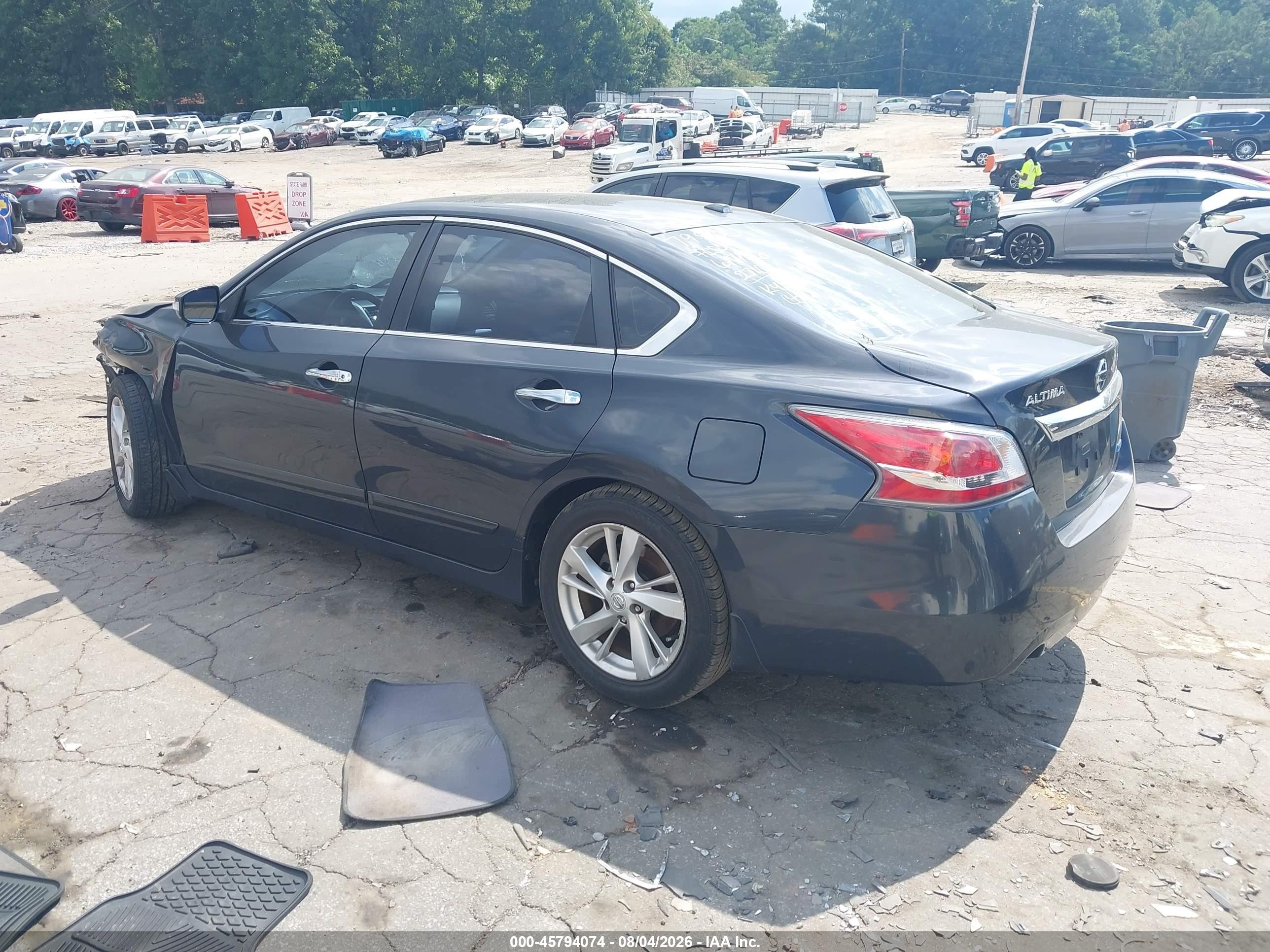 2014 Nissan Altima 2.5 Sv Gray vin: 1N4AL3AP7EC422710
