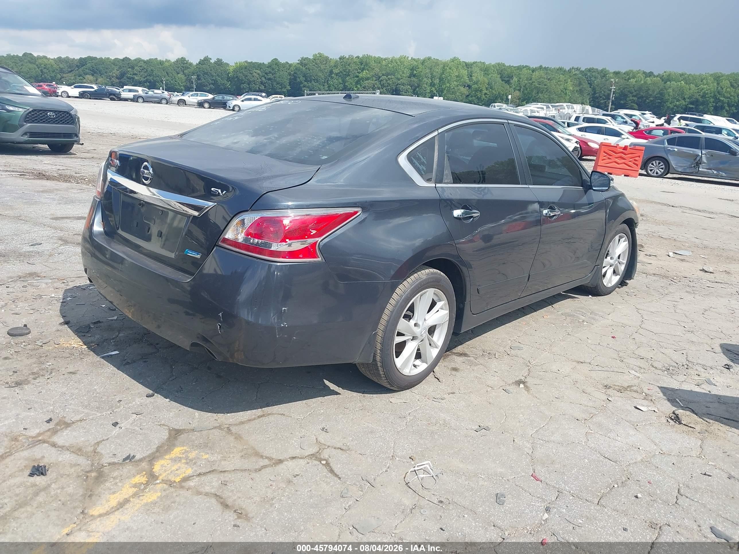 2014 Nissan Altima 2.5 Sv Gray vin: 1N4AL3AP7EC422710