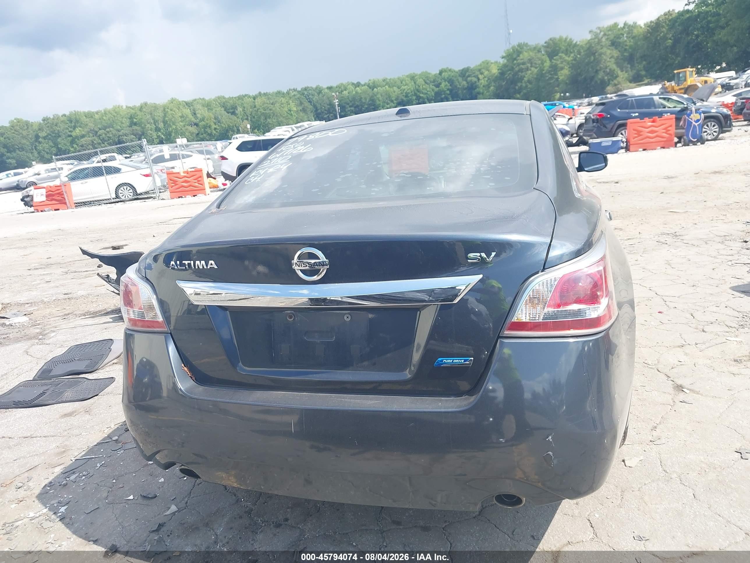 2014 Nissan Altima 2.5 Sv Gray vin: 1N4AL3AP7EC422710