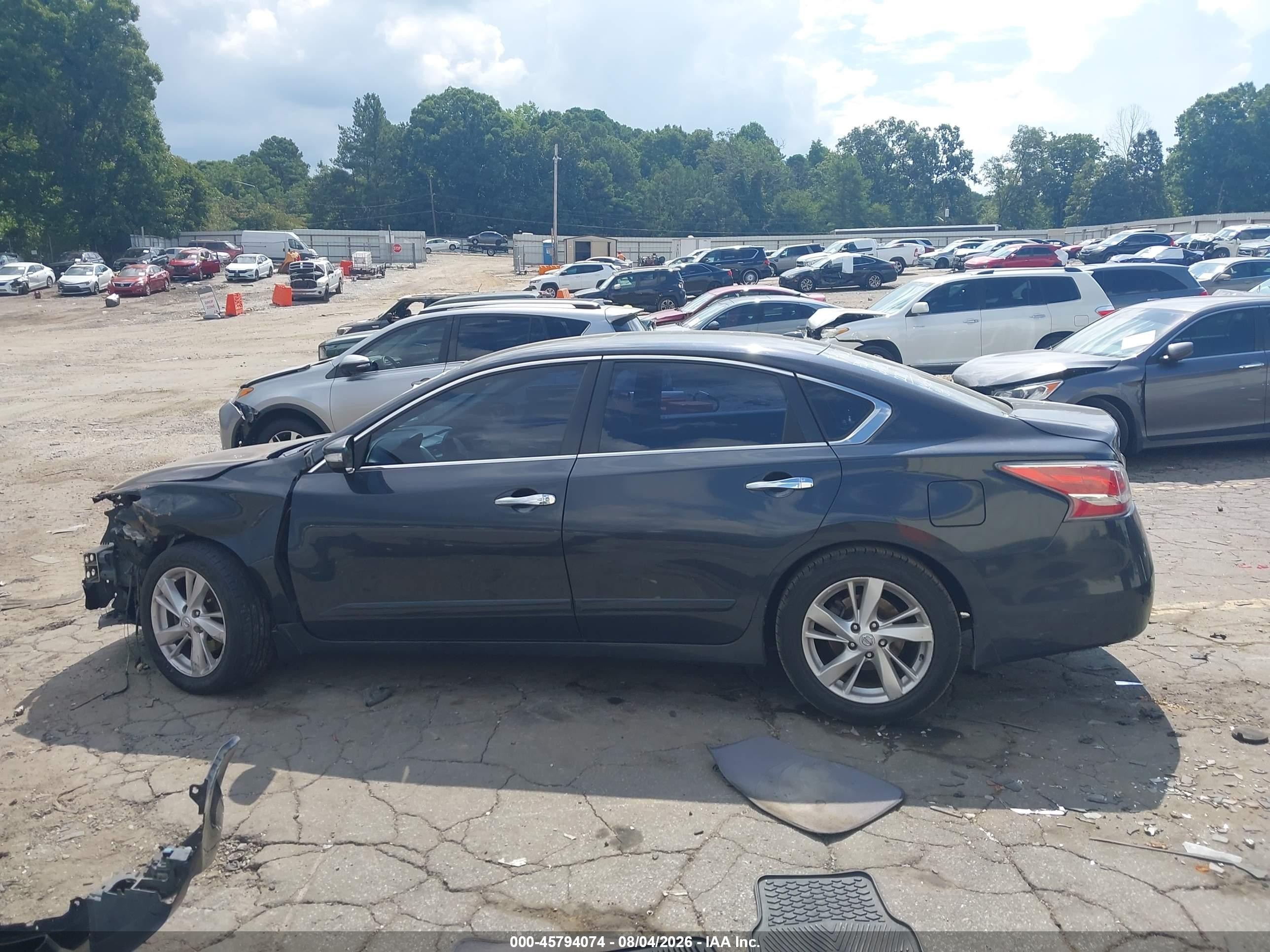 2014 Nissan Altima 2.5 Sv Gray vin: 1N4AL3AP7EC422710