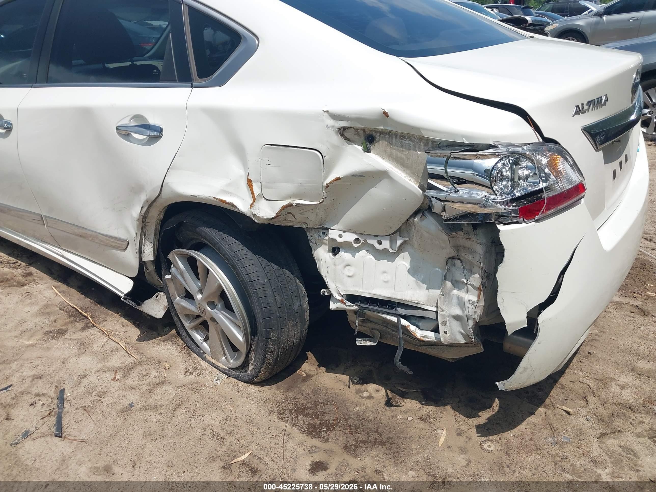 2014 Nissan Altima 2.5 Sl White vin: 1N4AL3AP7EC425669